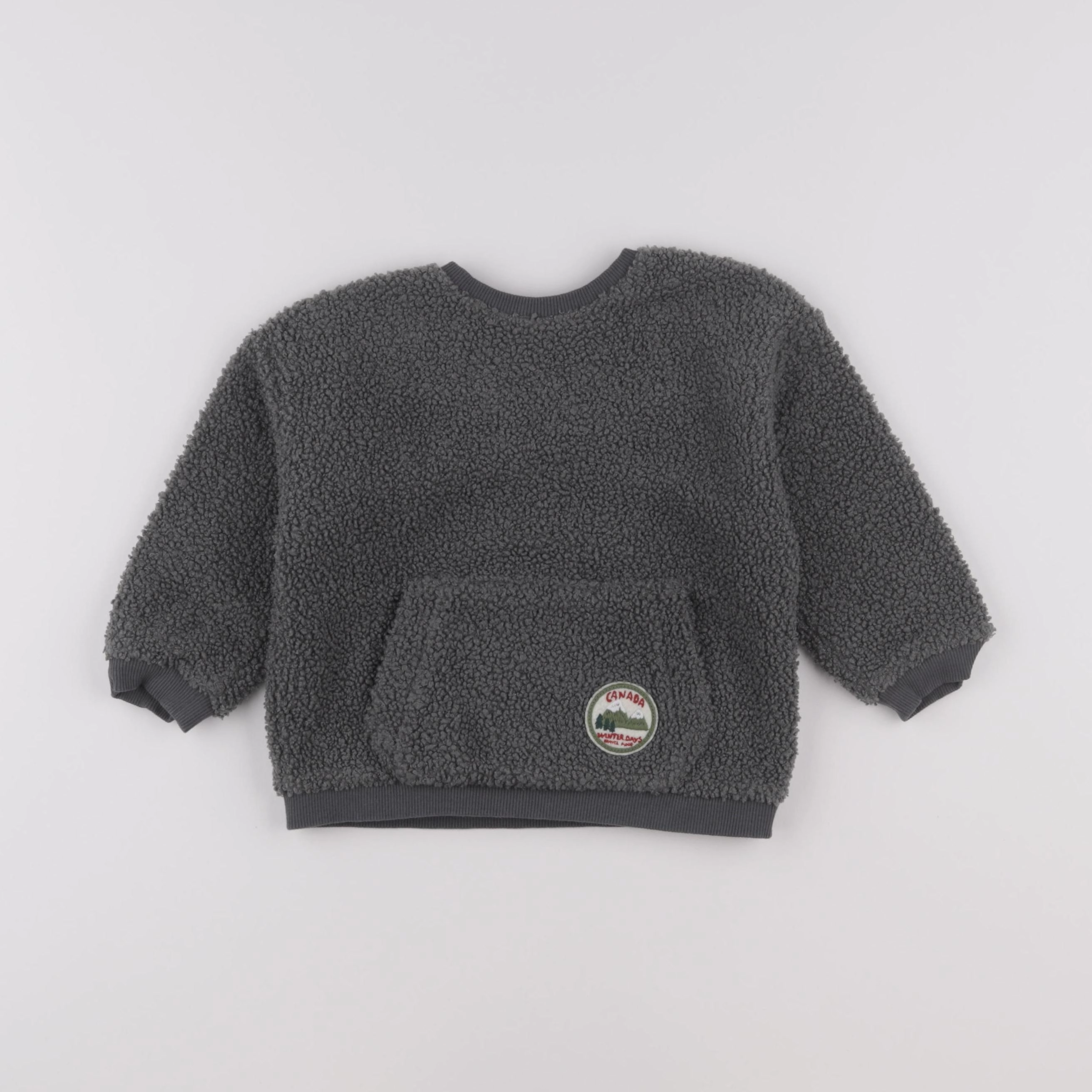 Zara - pull gris - 12/18 mois