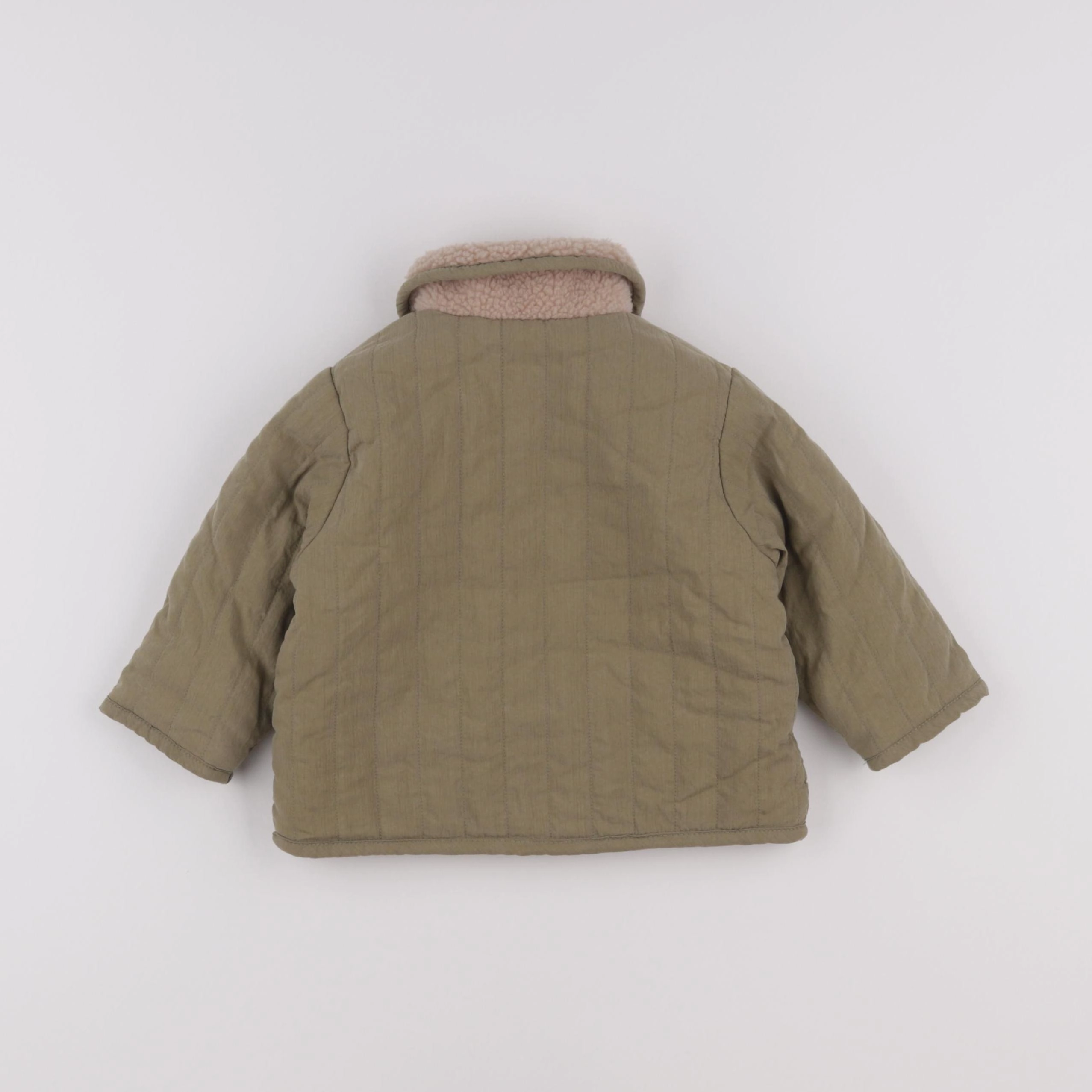 Zara - veste vert - 6/9 mois