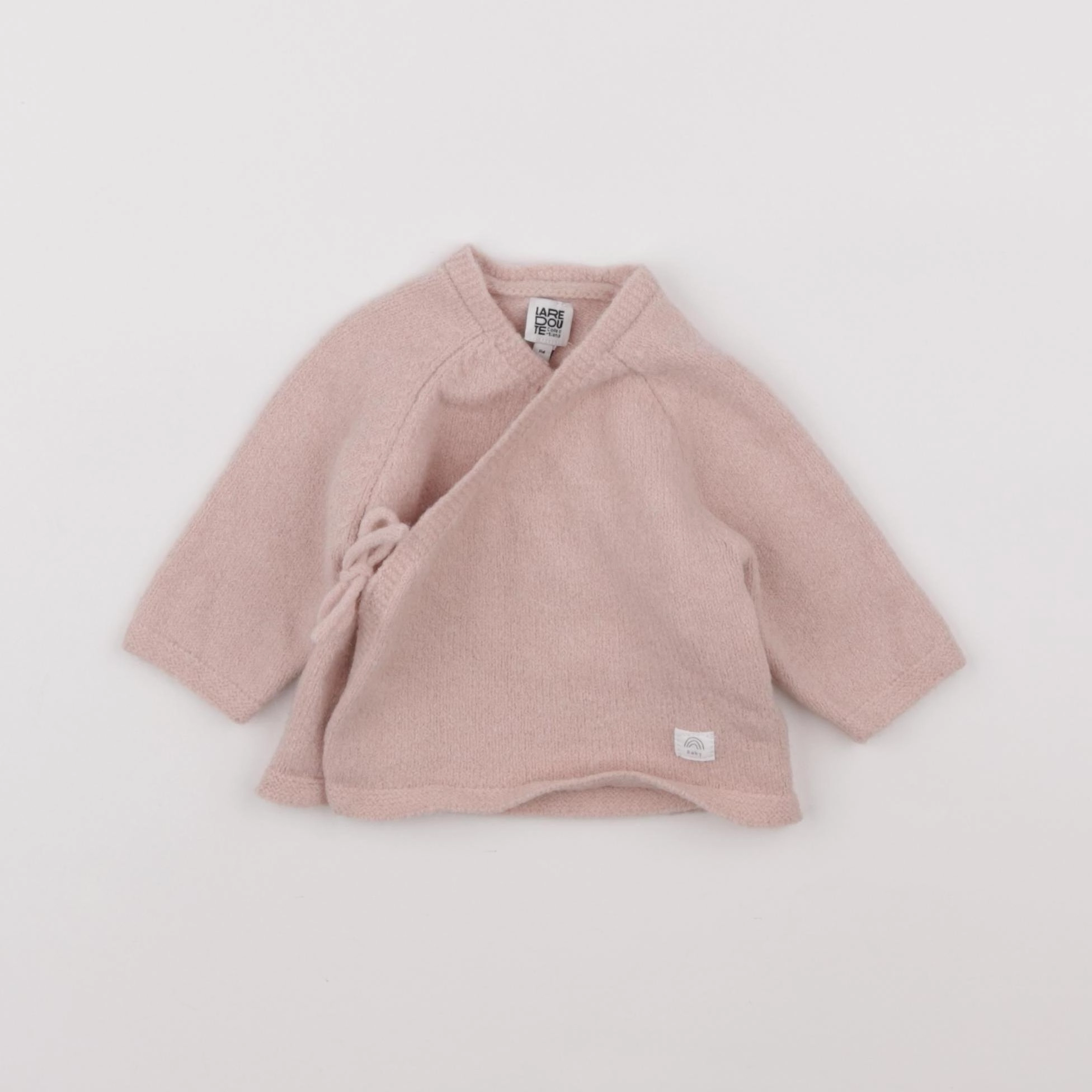 La Redoute - gilet rose - 1 mois