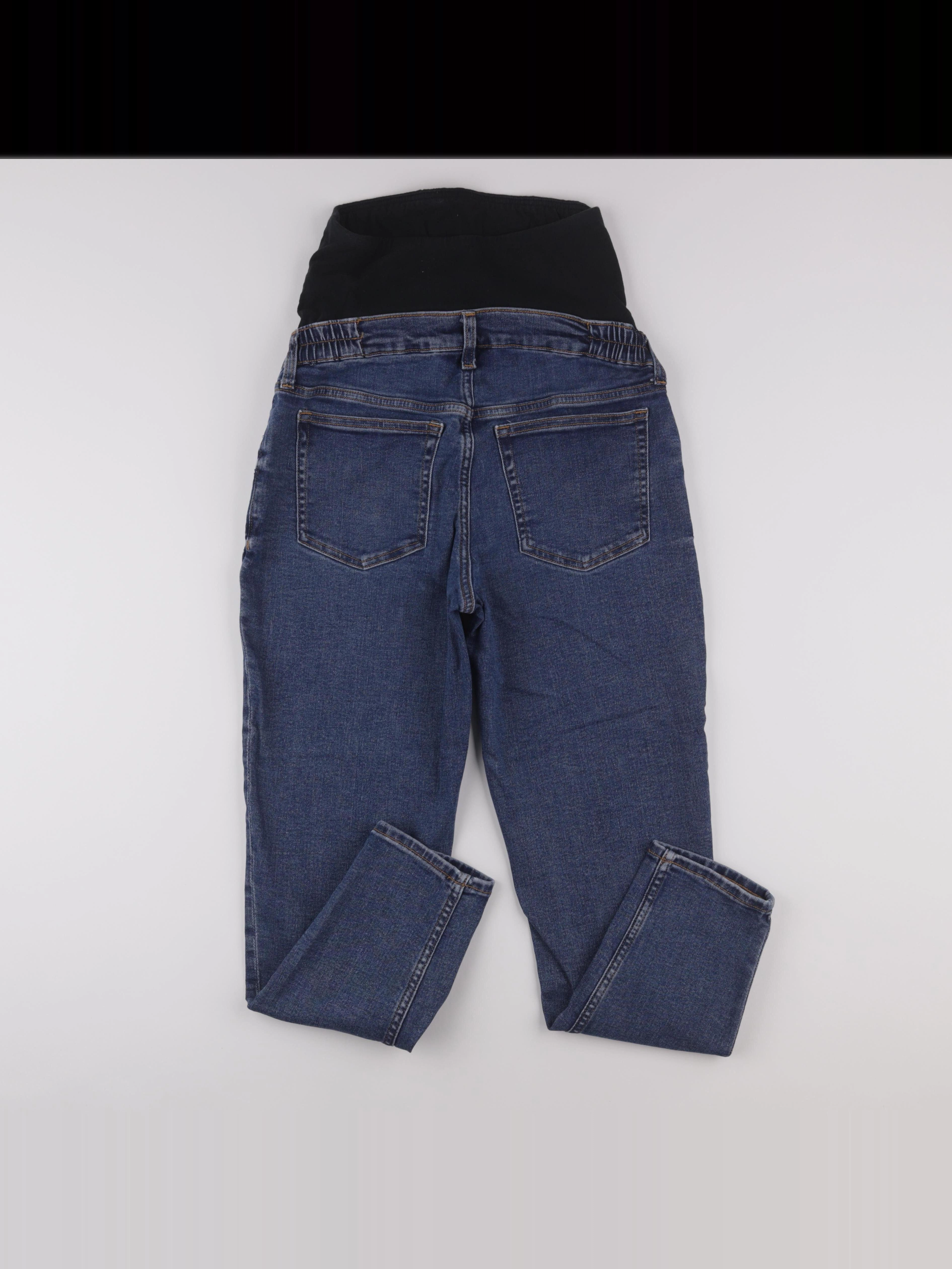 H&M - jean grossesse bleu - 36 à 38