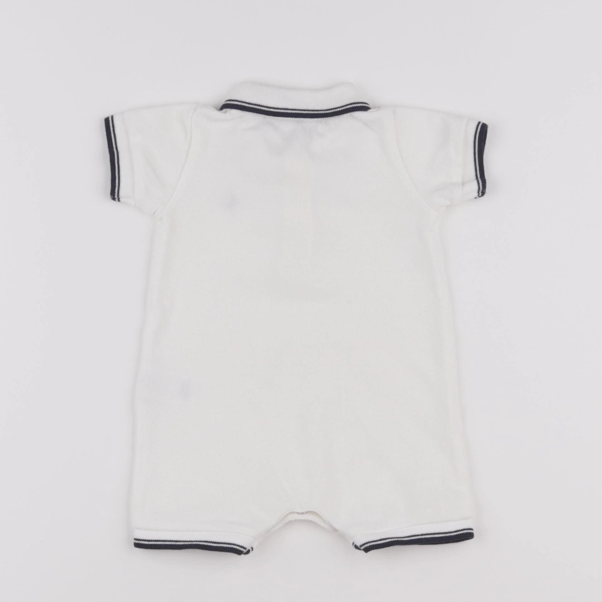 Petit Bateau - combinaison blanc - 3 mois