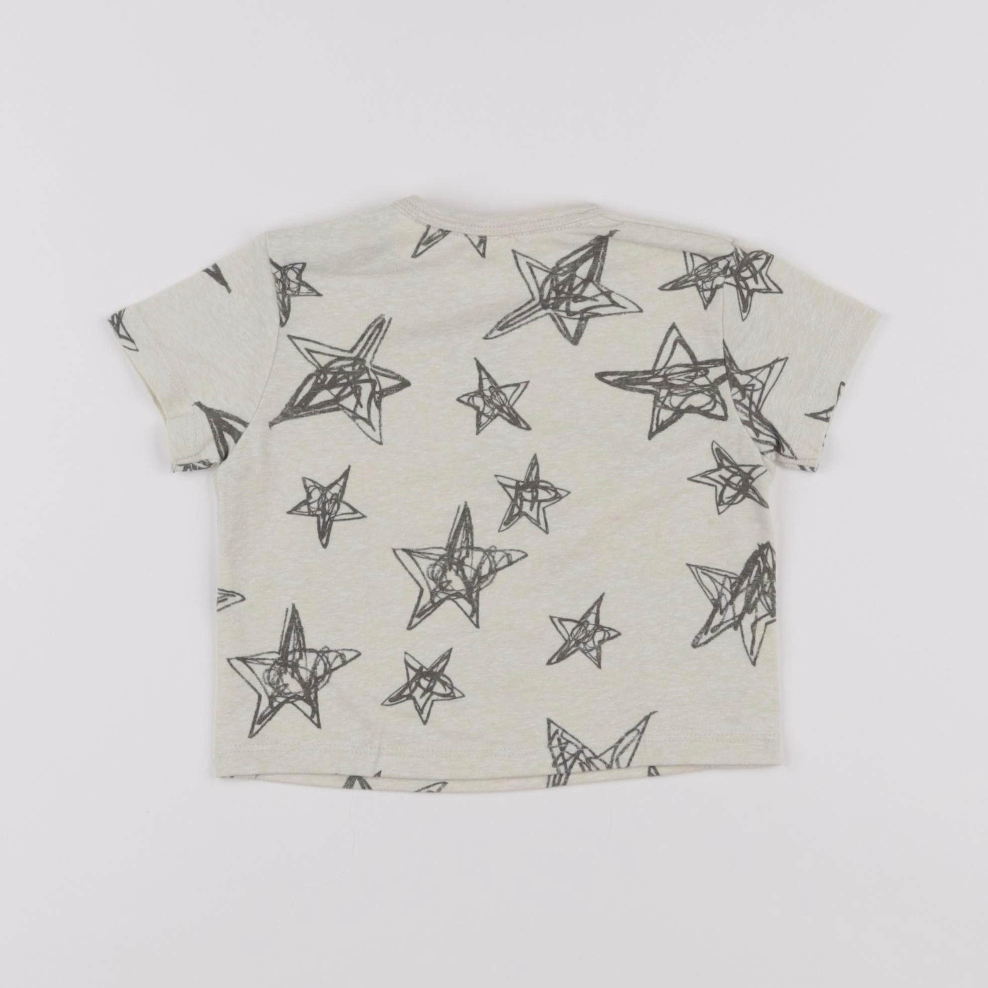 Zara - tee-shirt beige - 3/6 mois