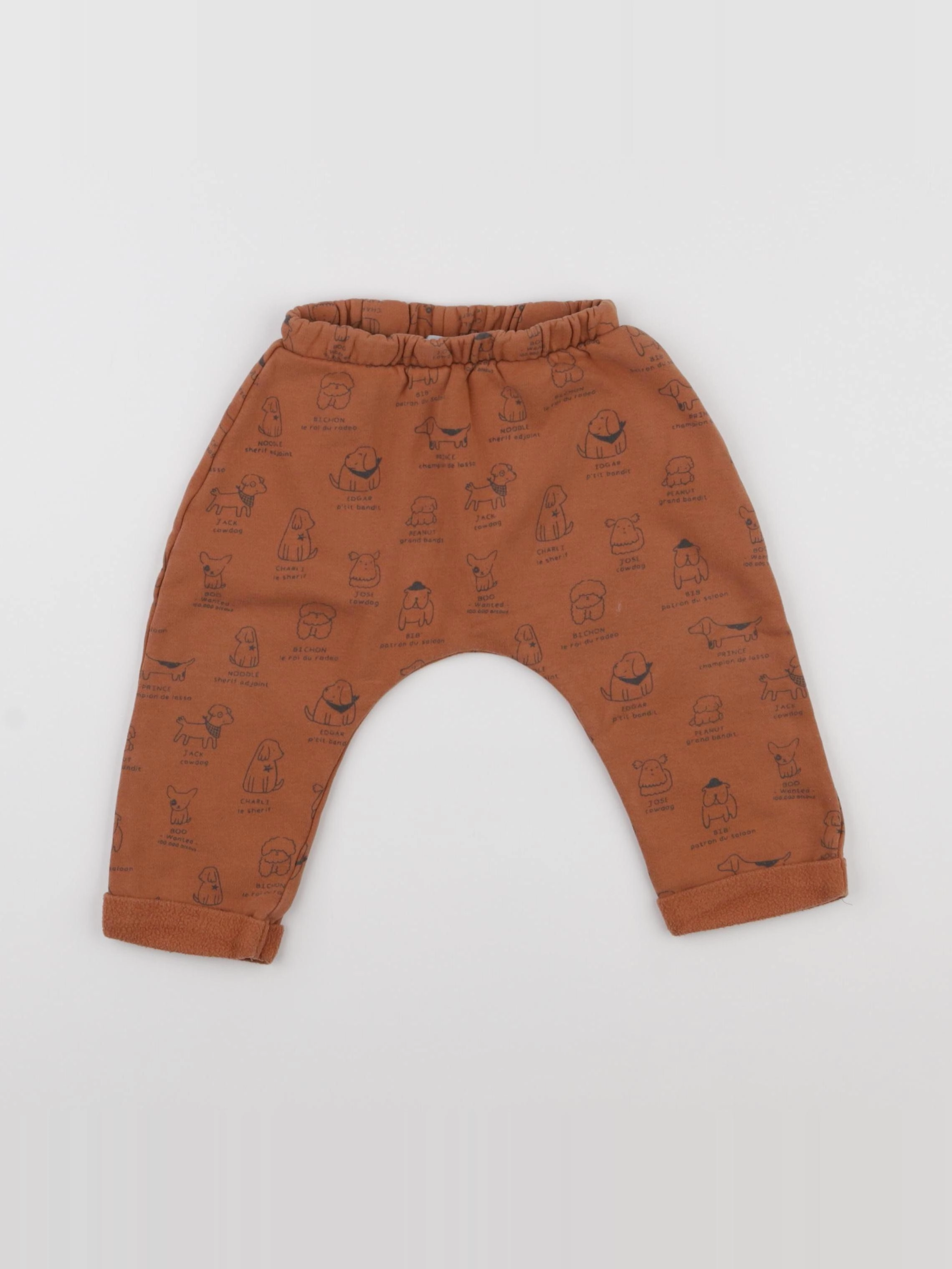 Vertbaudet - jogging marron - 18 mois