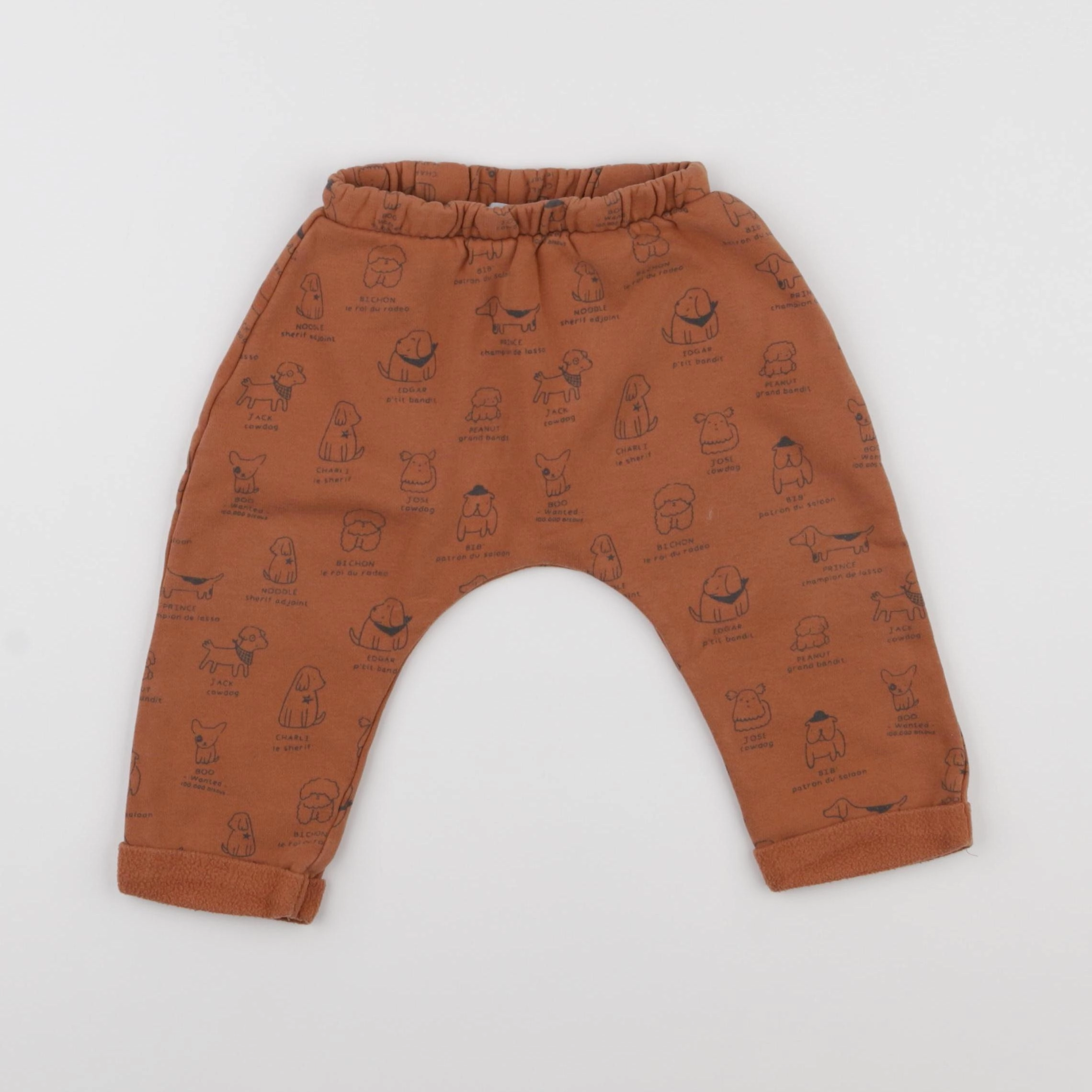 Vertbaudet - jogging marron - 18 mois