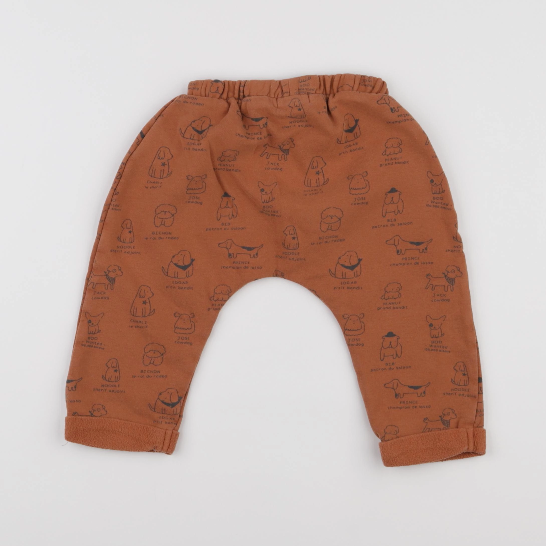 Vertbaudet - jogging marron - 18 mois