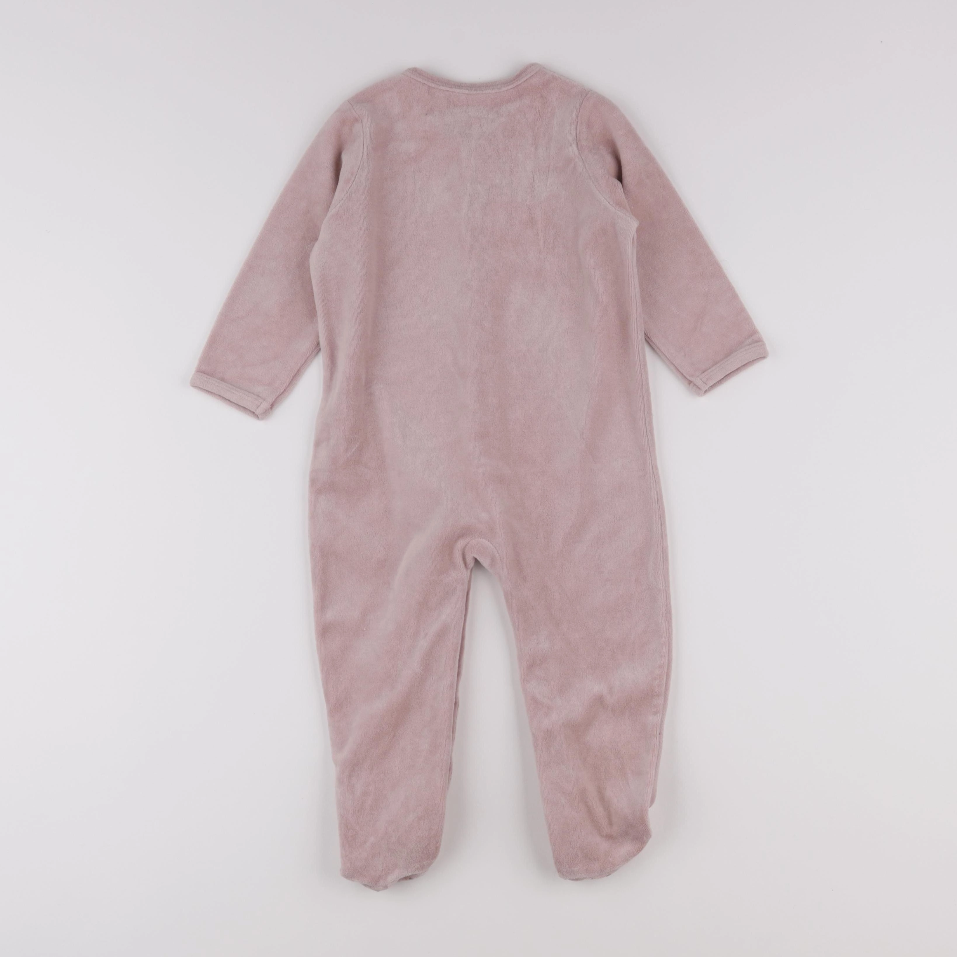 Vertbaudet - pyjama velours rose - 2 ans