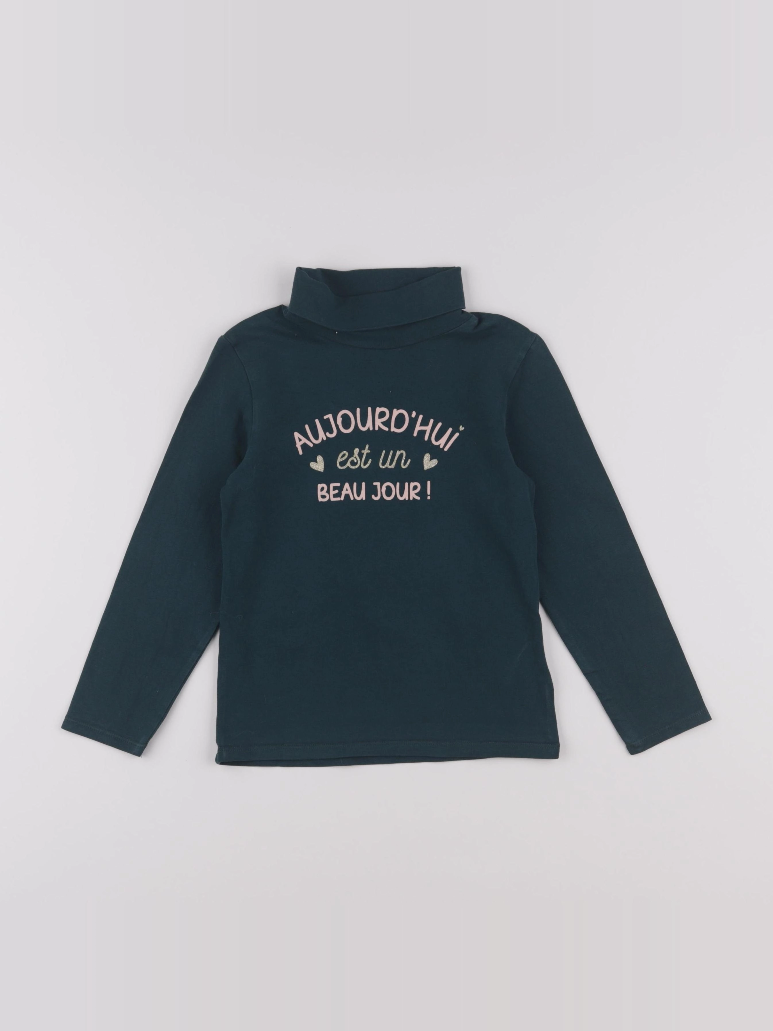 Vertbaudet - sous-pull bleu - 6 ans