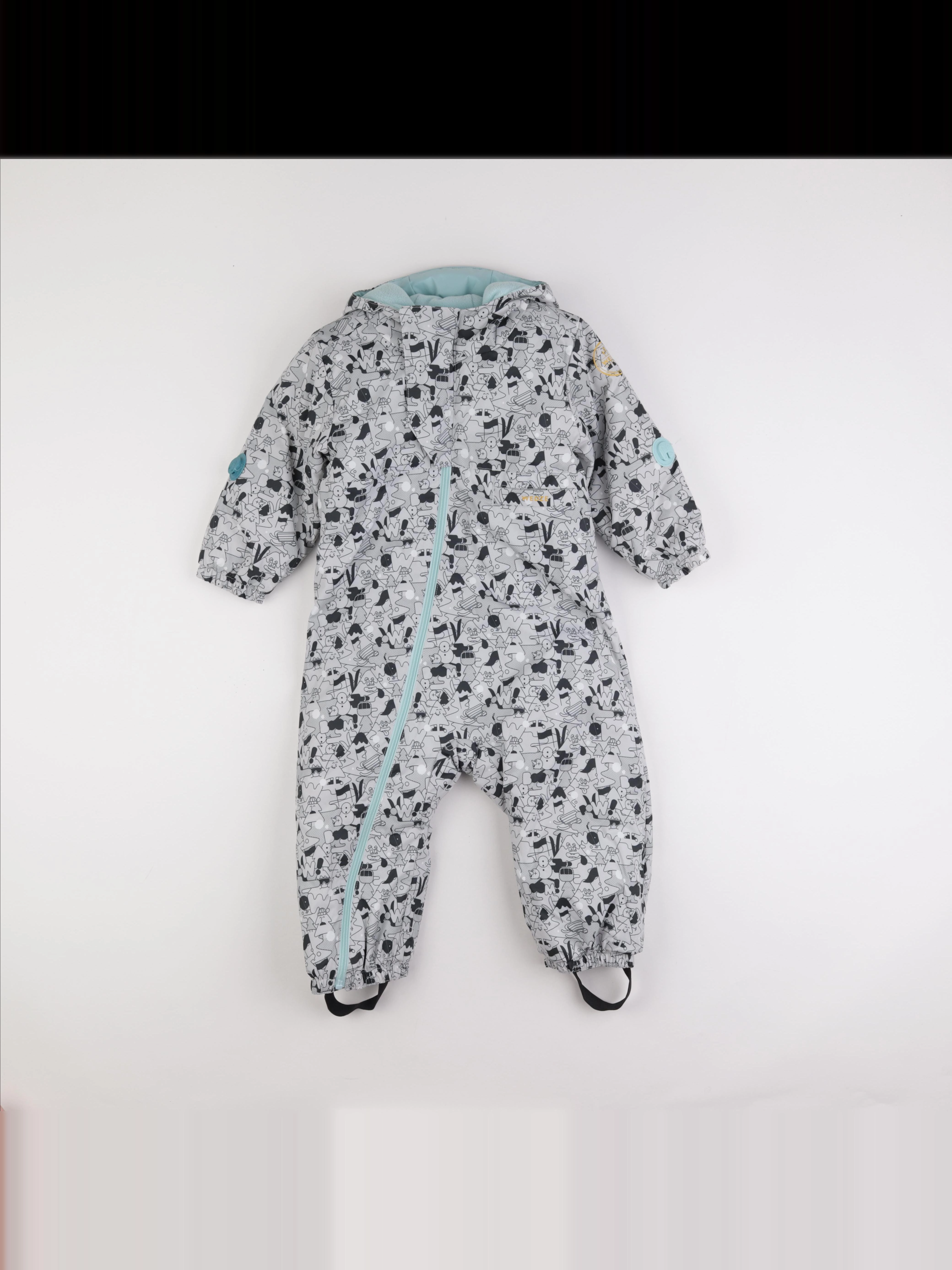 Decathlon ski - combinaison de ski gris - 2/3 ans
