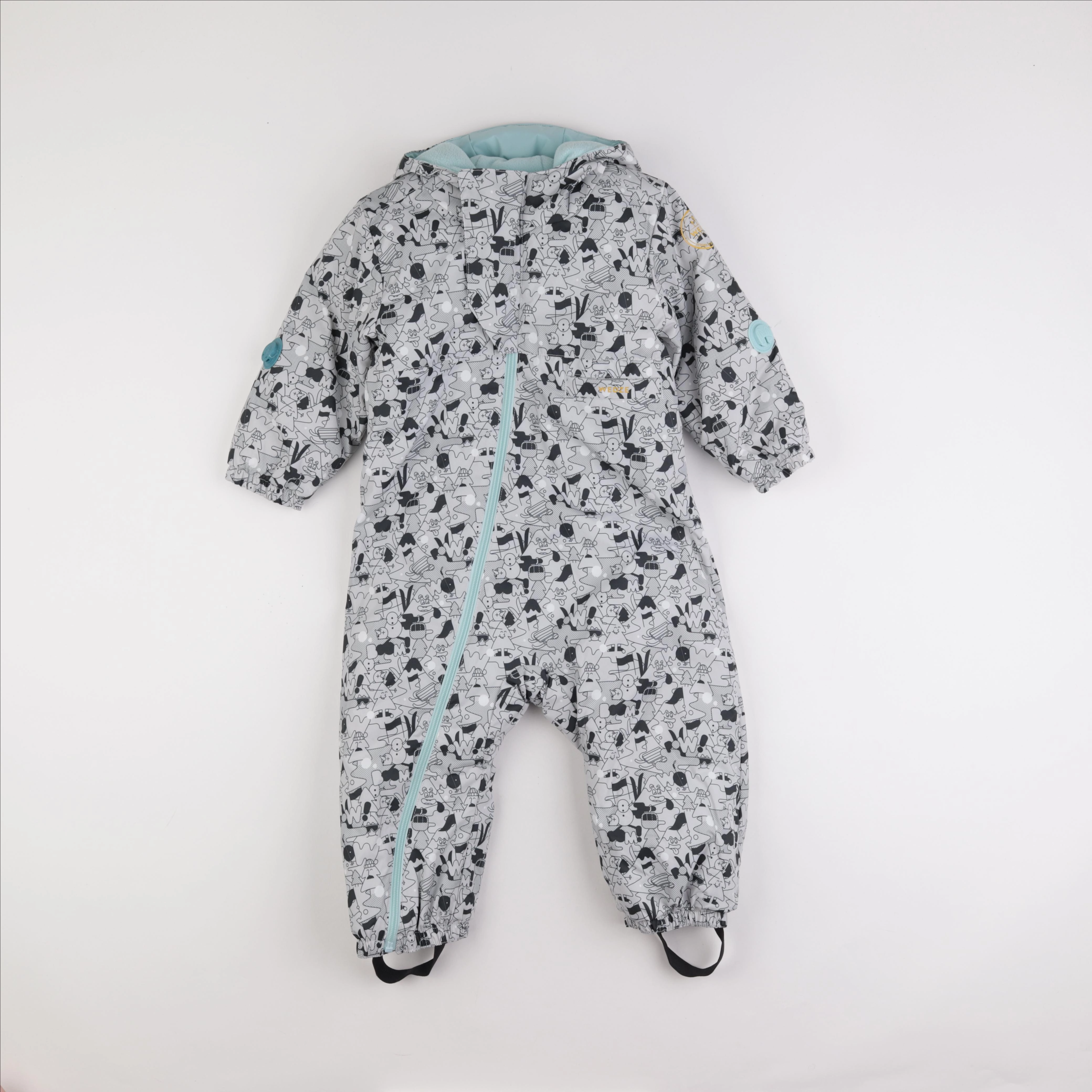 Decathlon ski - combinaison de ski gris - 2/3 ans