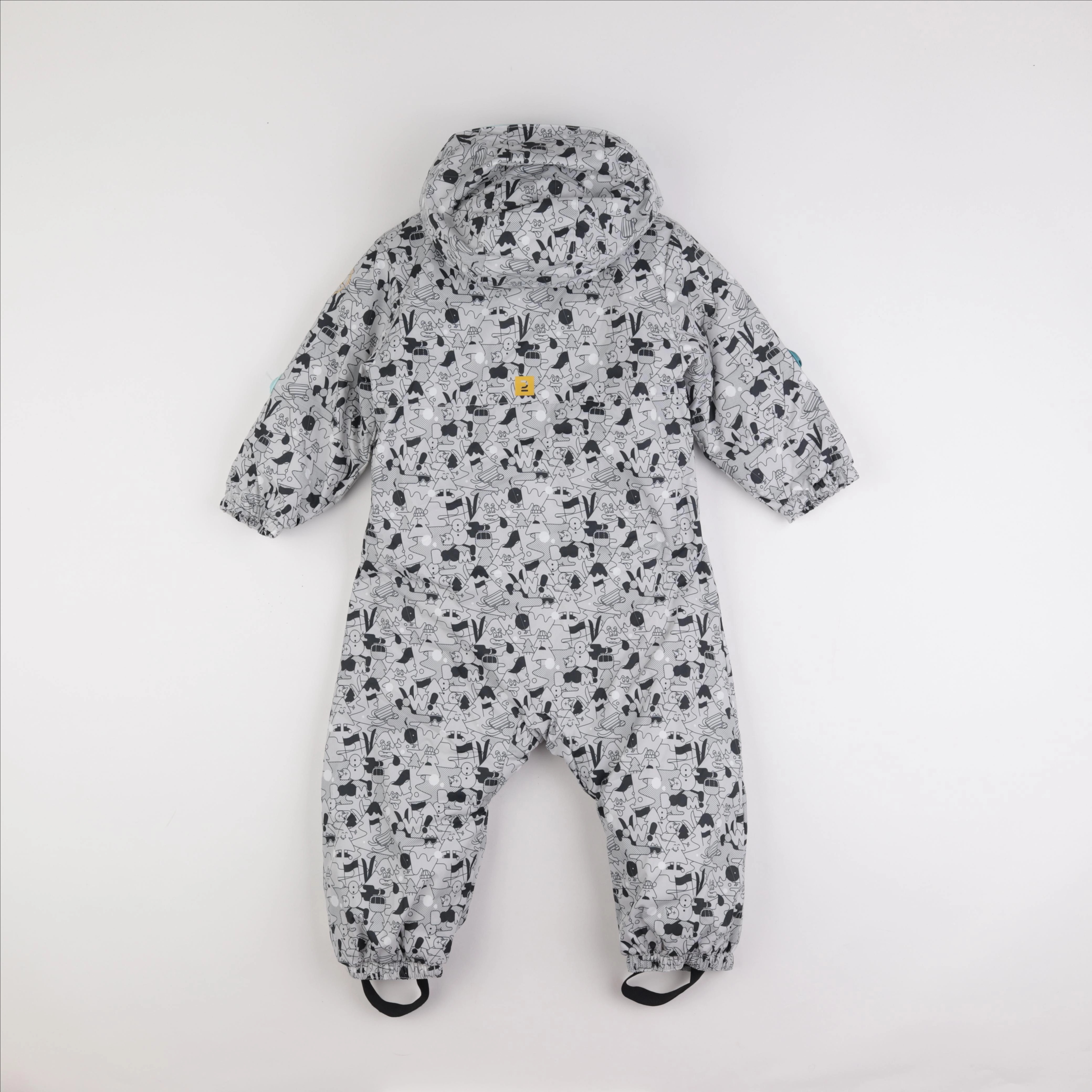 Decathlon ski - combinaison de ski gris - 2/3 ans