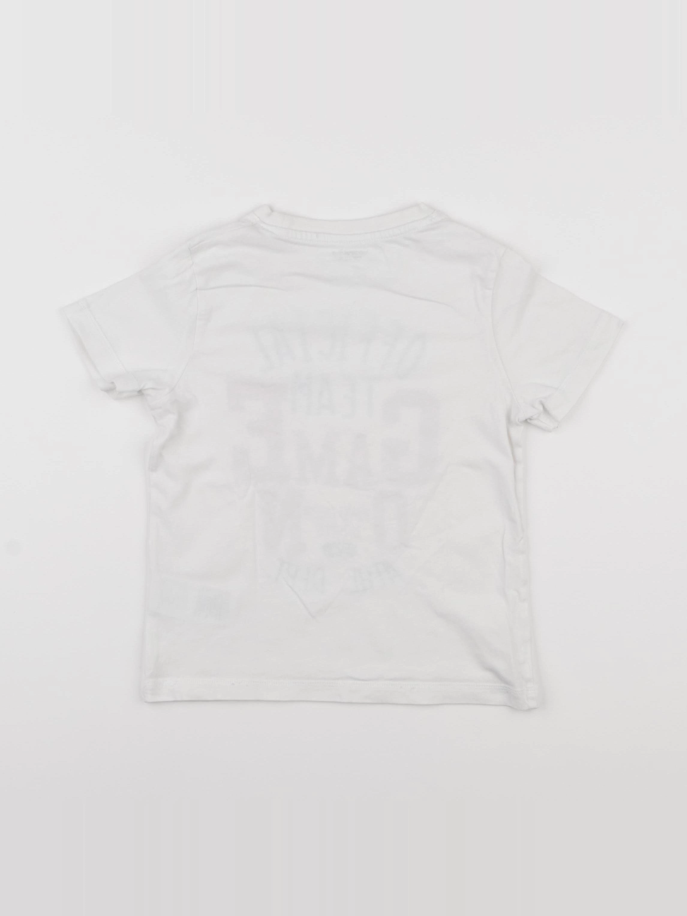 Vertbaudet - tee-shirt blanc - 6 ans