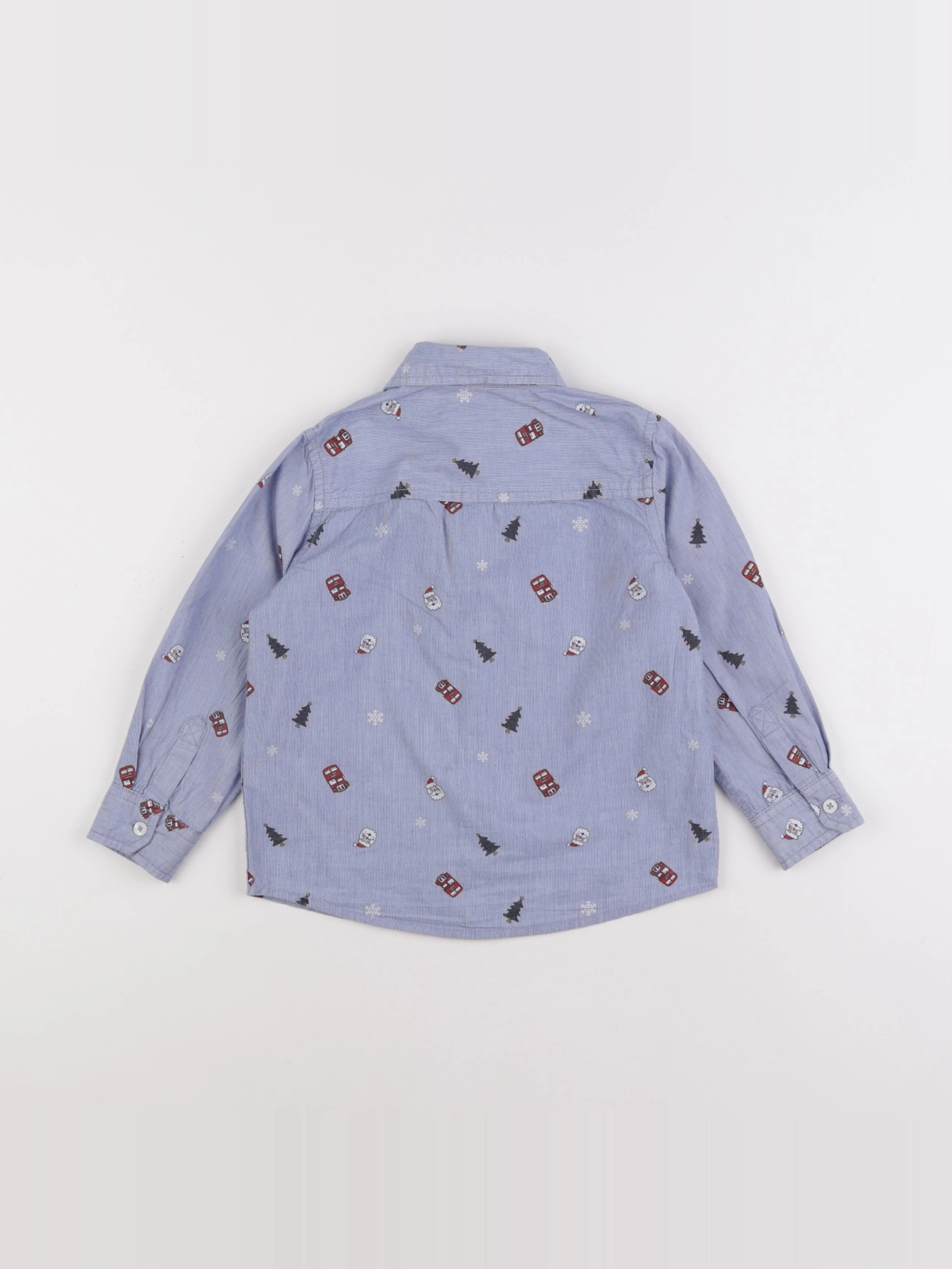 Vertbaudet - chemise bleu - 4 ans