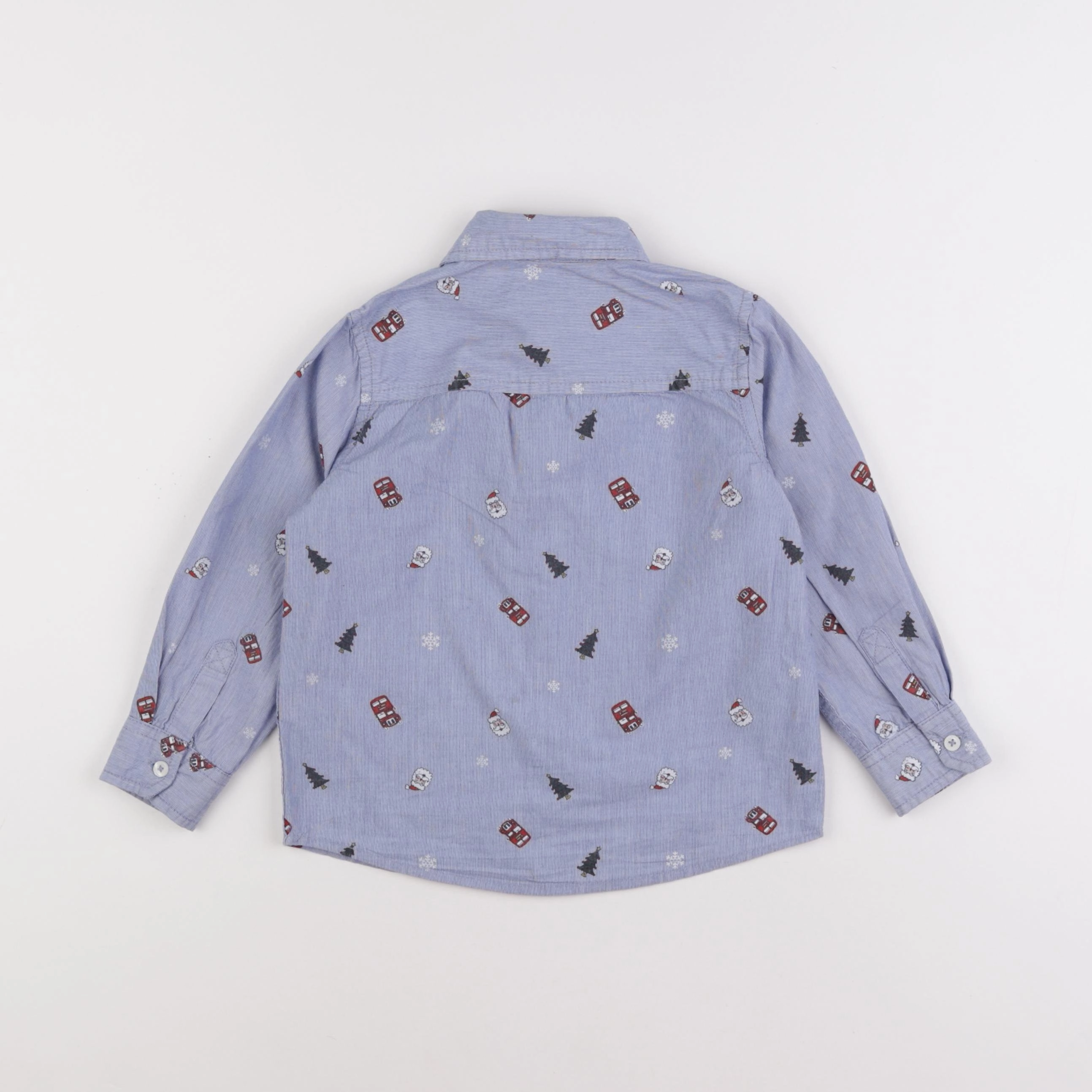 Vertbaudet - chemise bleu - 4 ans