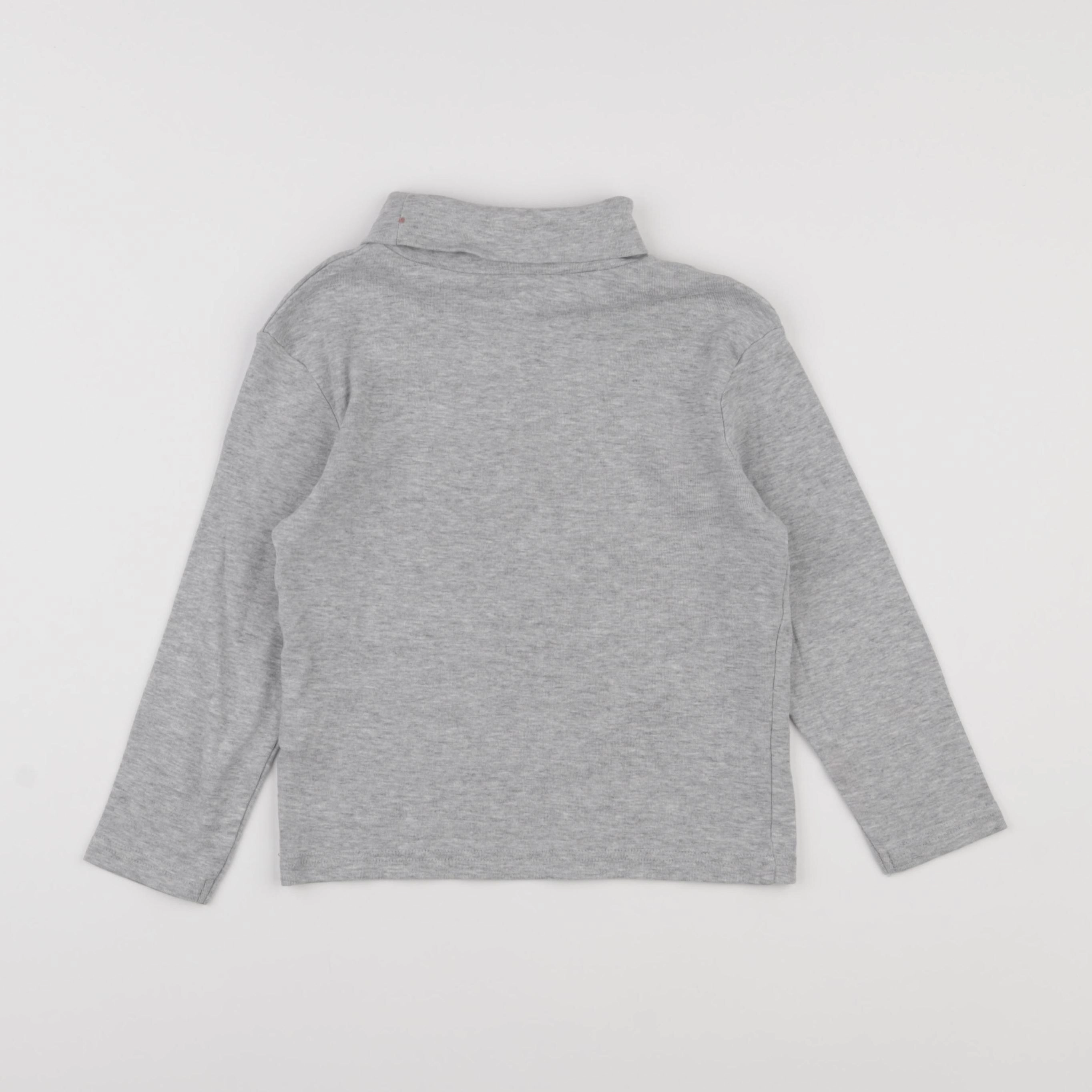 Vertbaudet - sous-pull gris - 6 ans