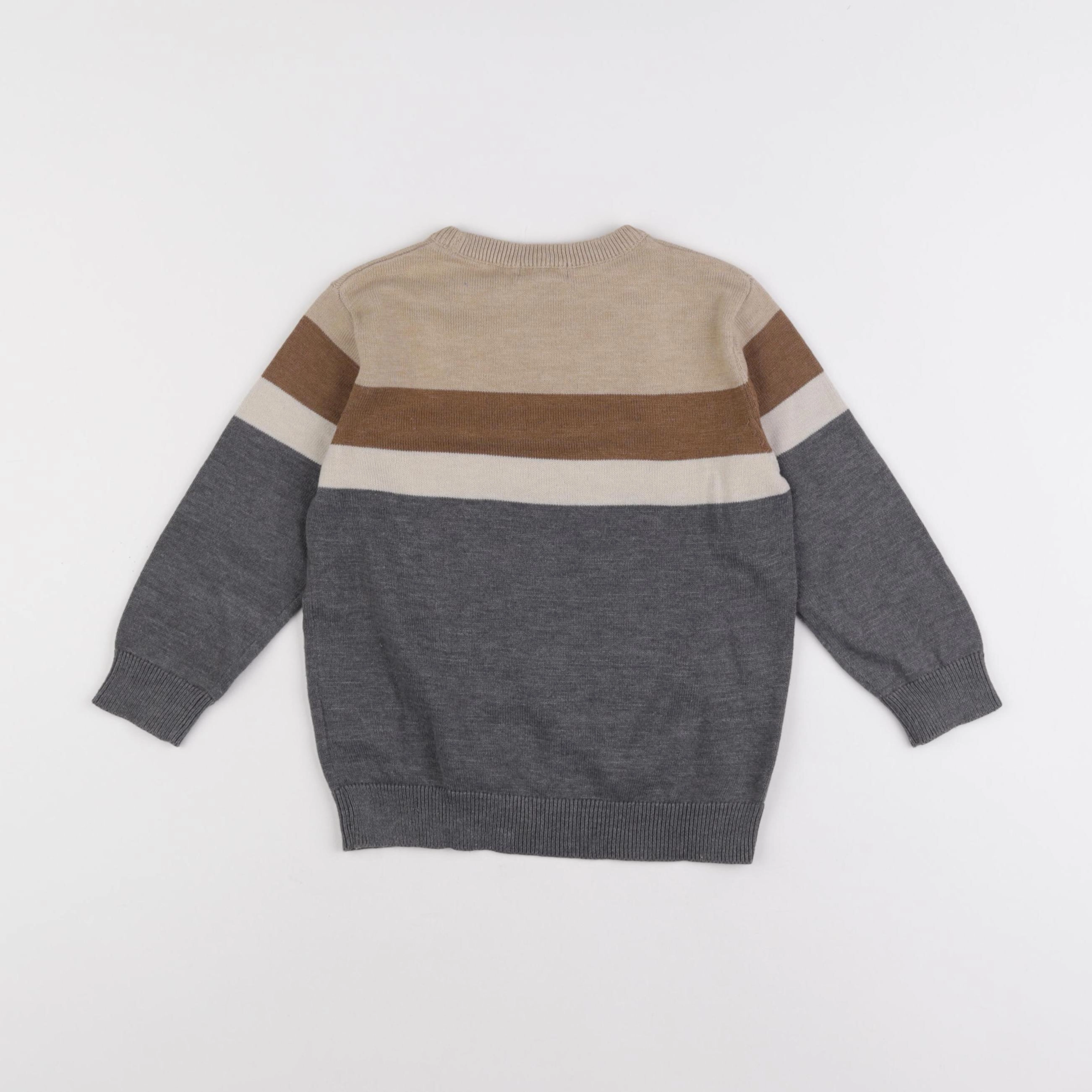 Vertbaudet - pull marron - 4 ans