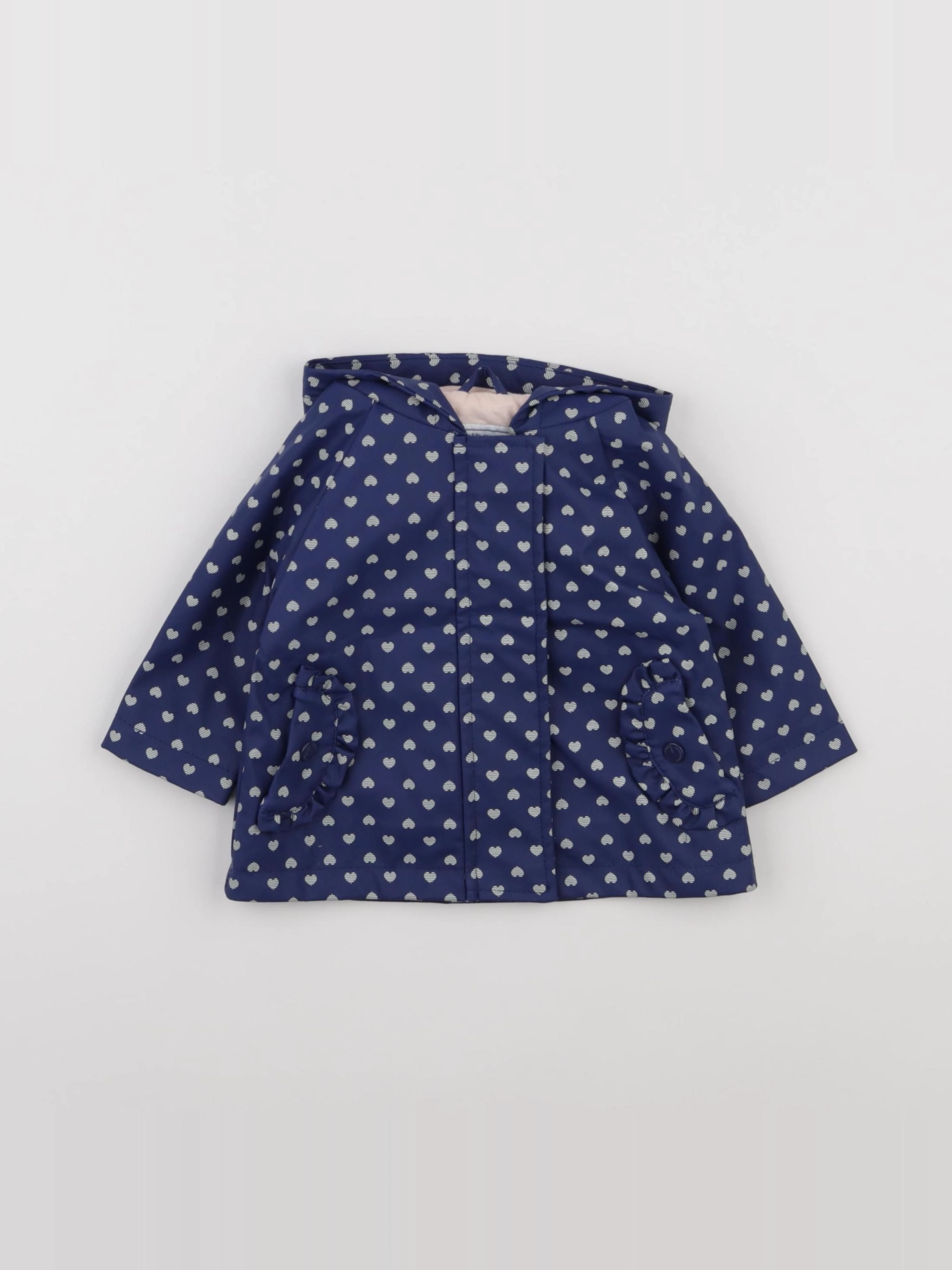 Vertbaudet - imperméable bleu - 3 mois
