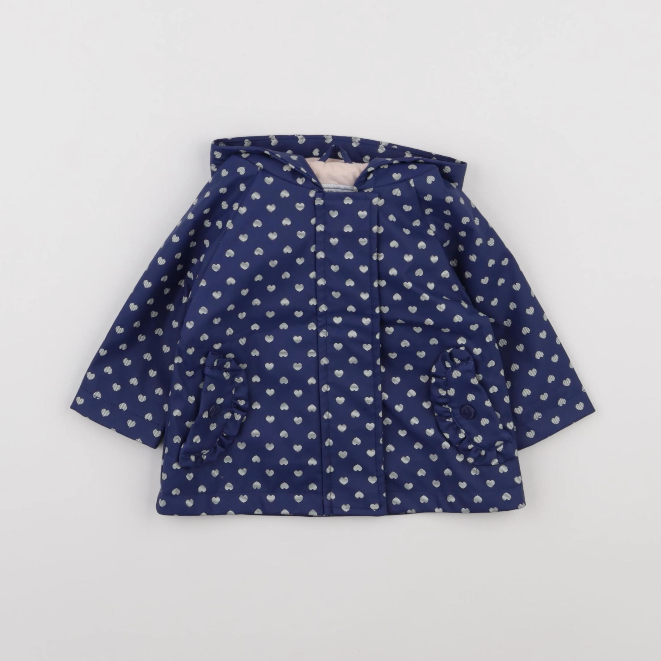 Vertbaudet - imperméable bleu - 3 mois