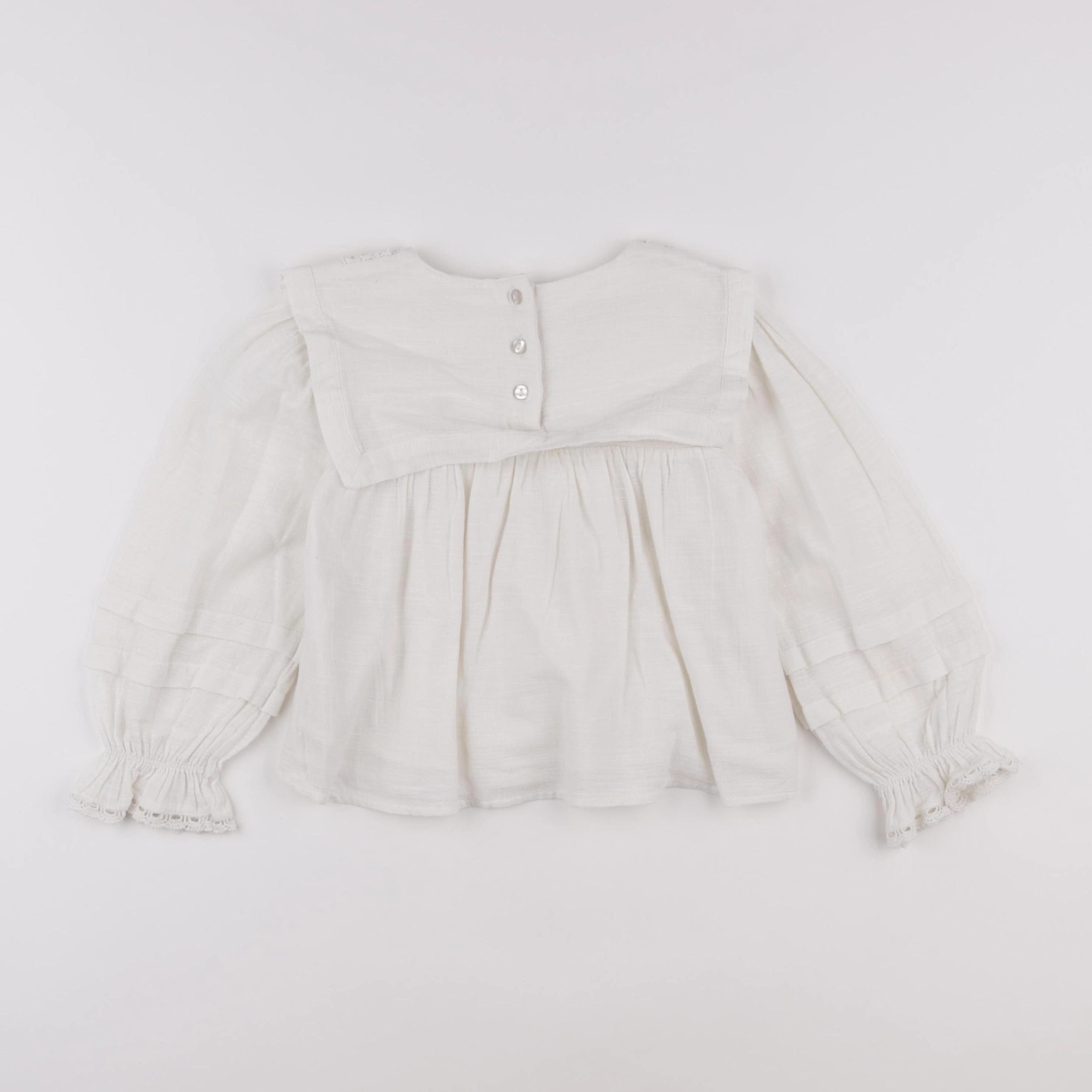 Vertbaudet - blouse beige - 6 ans