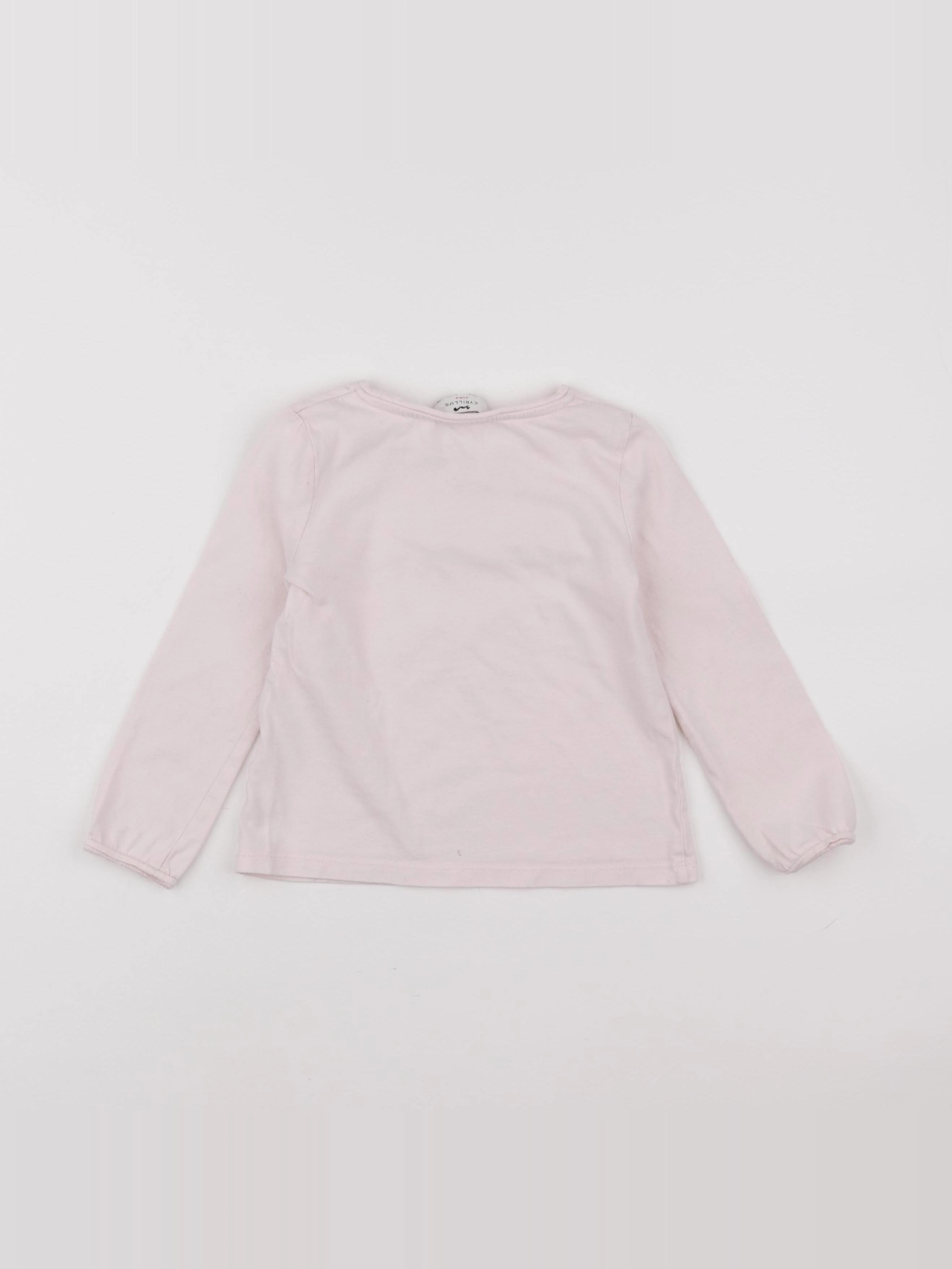 Cyrillus - tee-shirt rose - 4 ans