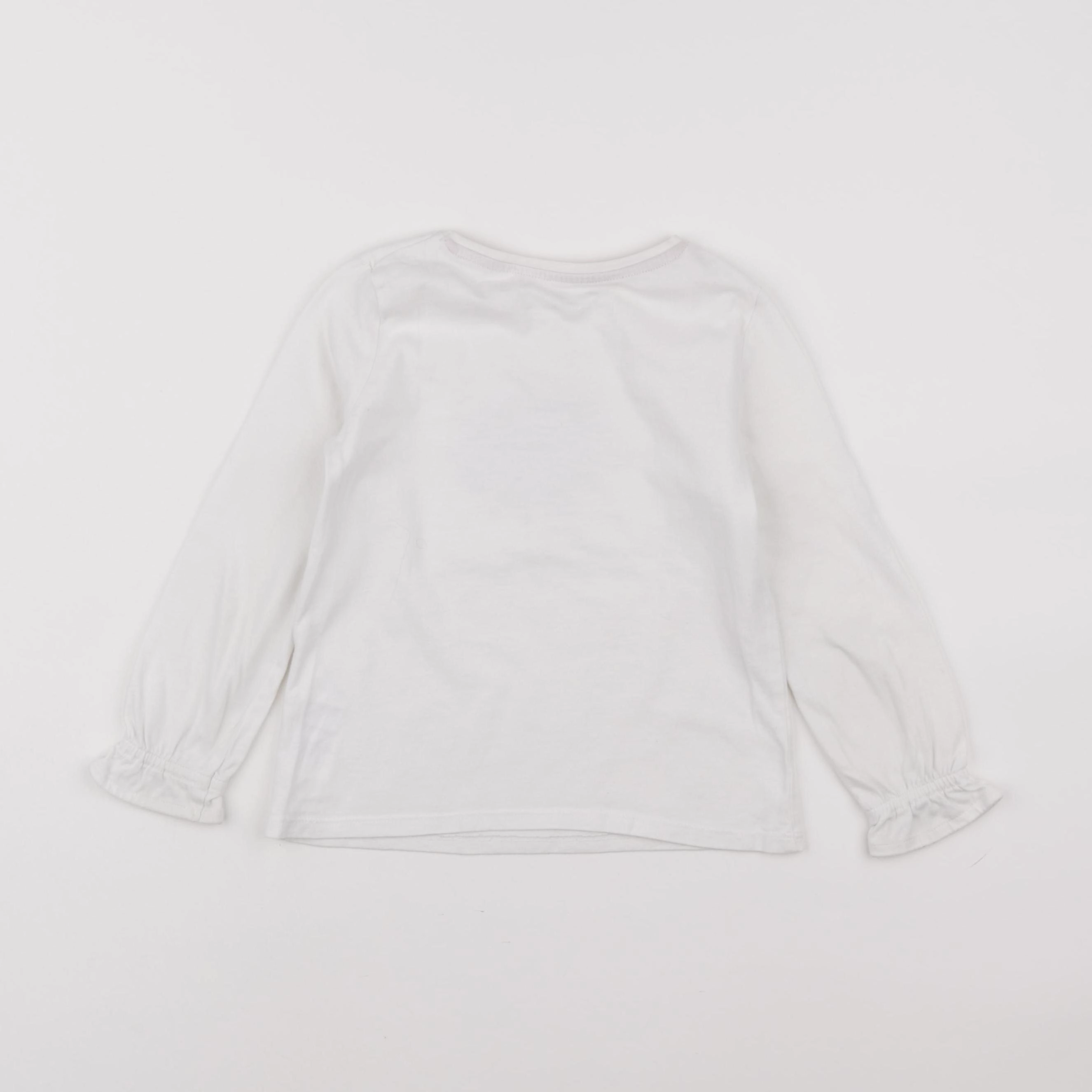 Vertbaudet - tee-shirt beige - 4 ans