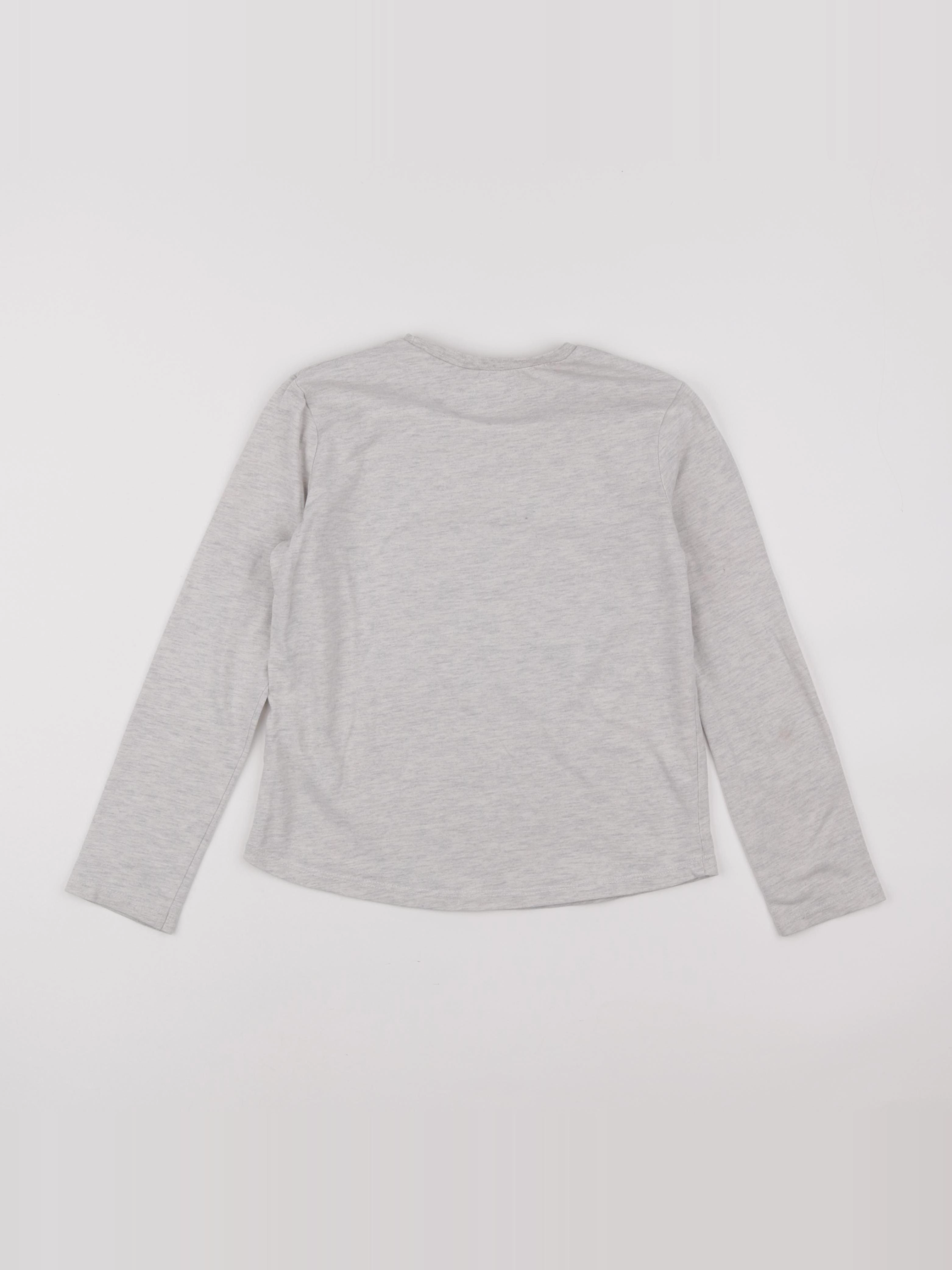 IKKS - tee-shirt gris - 10 ans