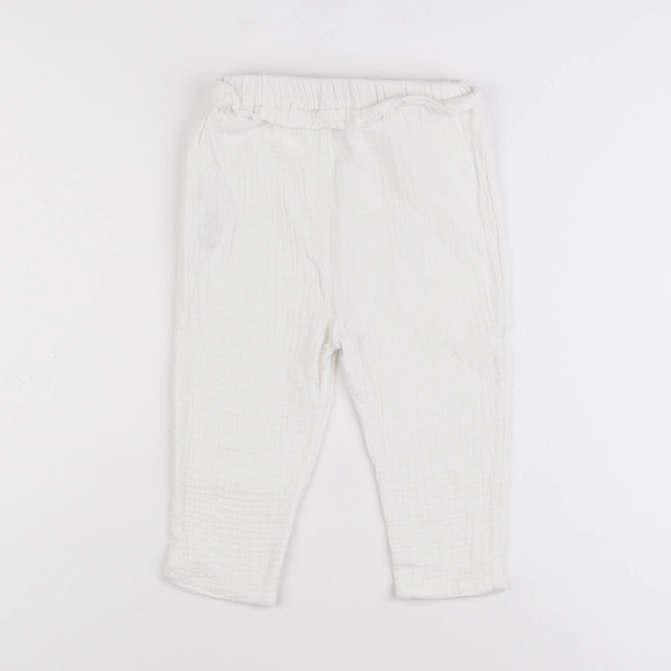 Vertbaudet - pantalon blanc - 24 mois