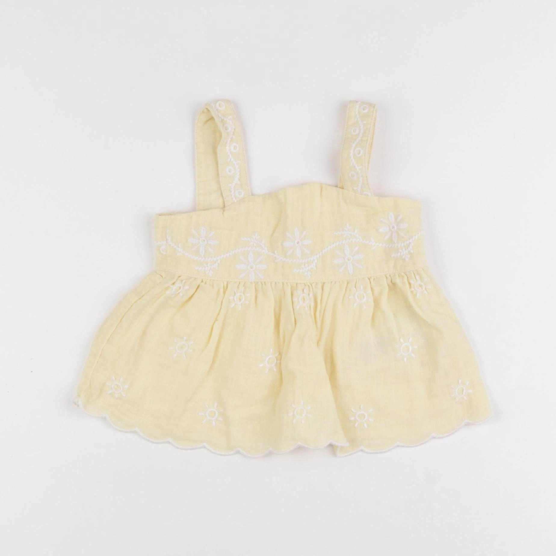Vertbaudet - blouse jaune - 18/24 mois