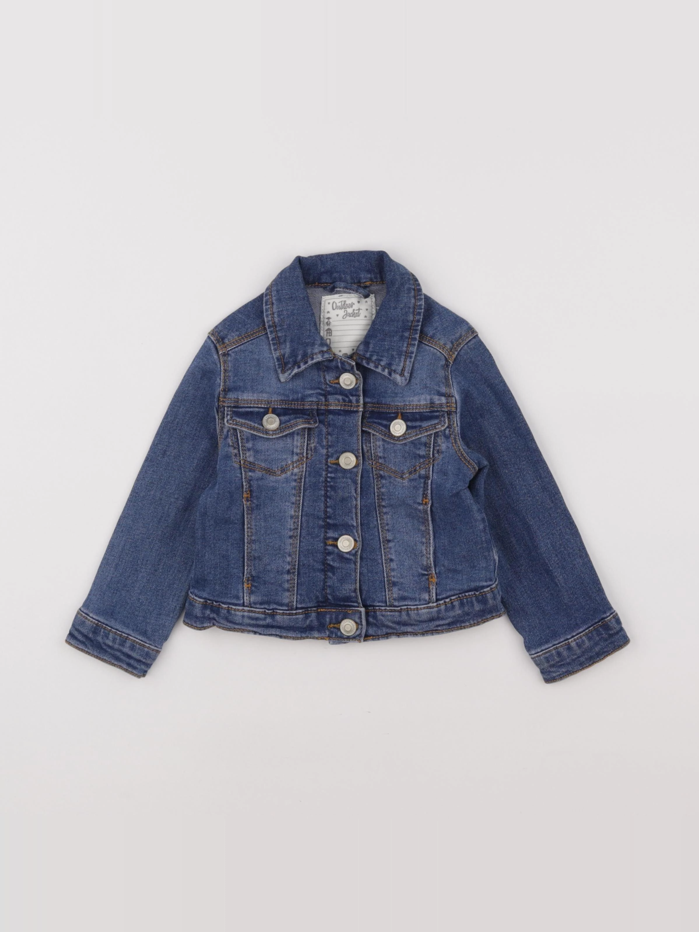 Vertbaudet - veste bleu - 2 ans