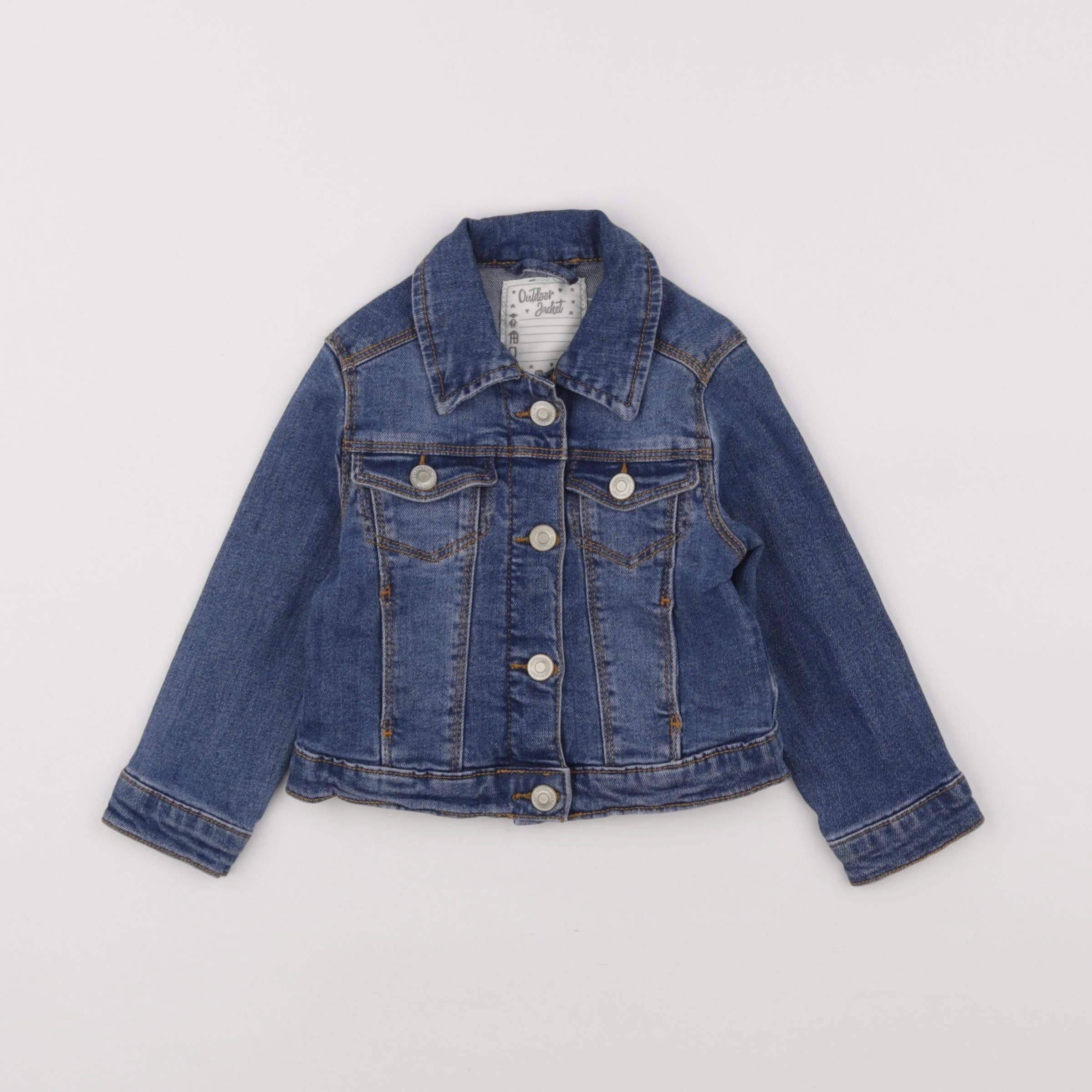 Vertbaudet - veste bleu - 2 ans