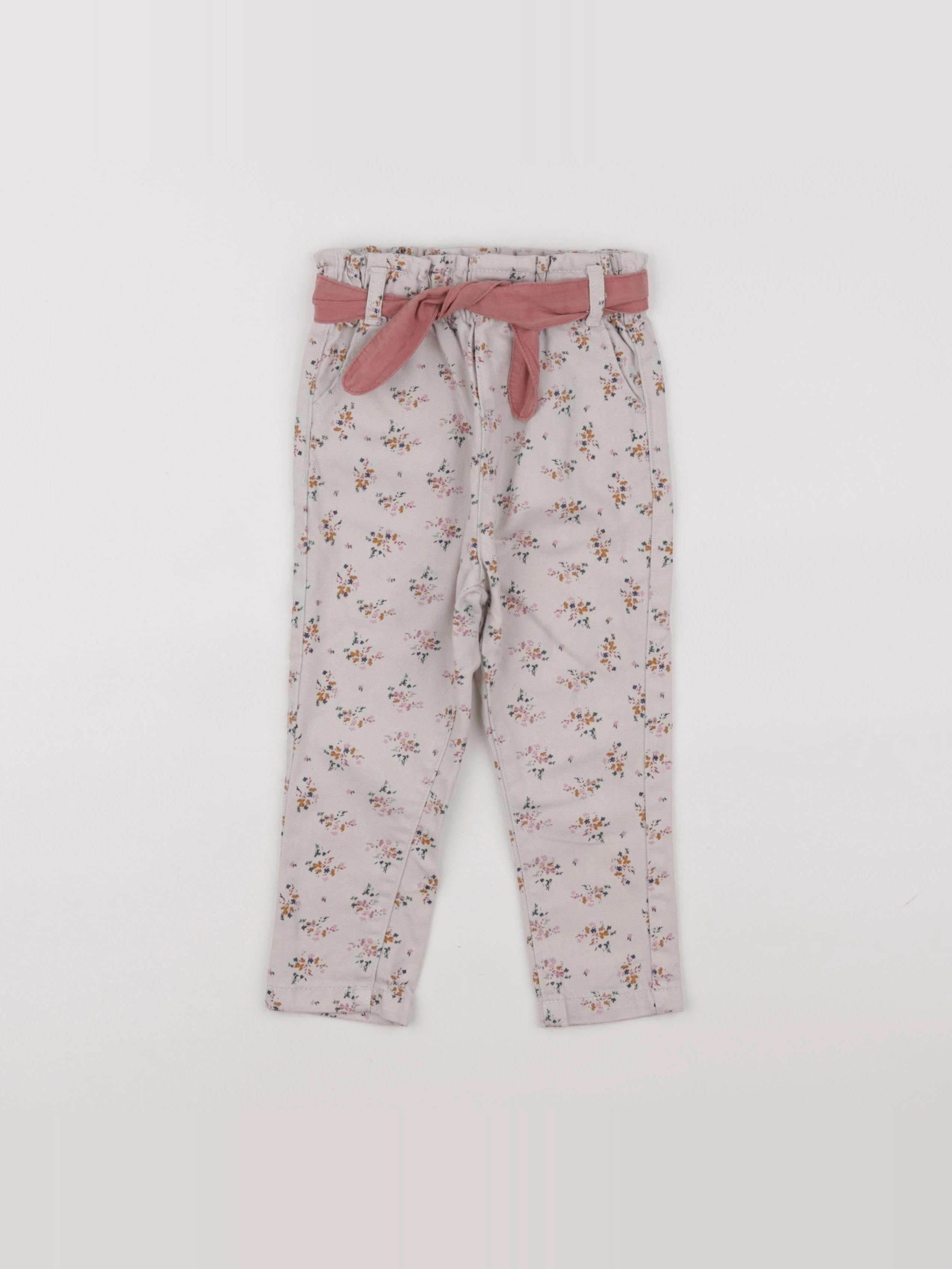 Vertbaudet - jean beige - 24 mois