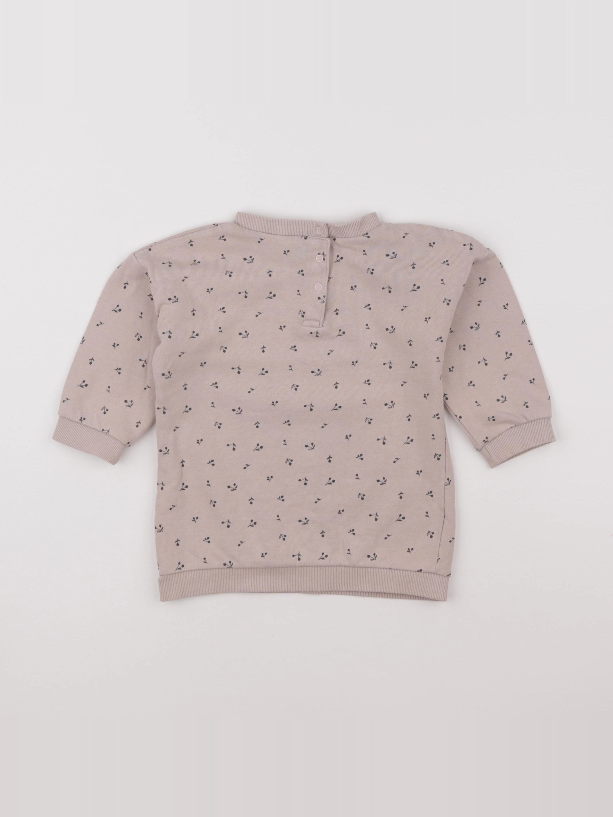 Vertbaudet - sweat rose - 24 mois