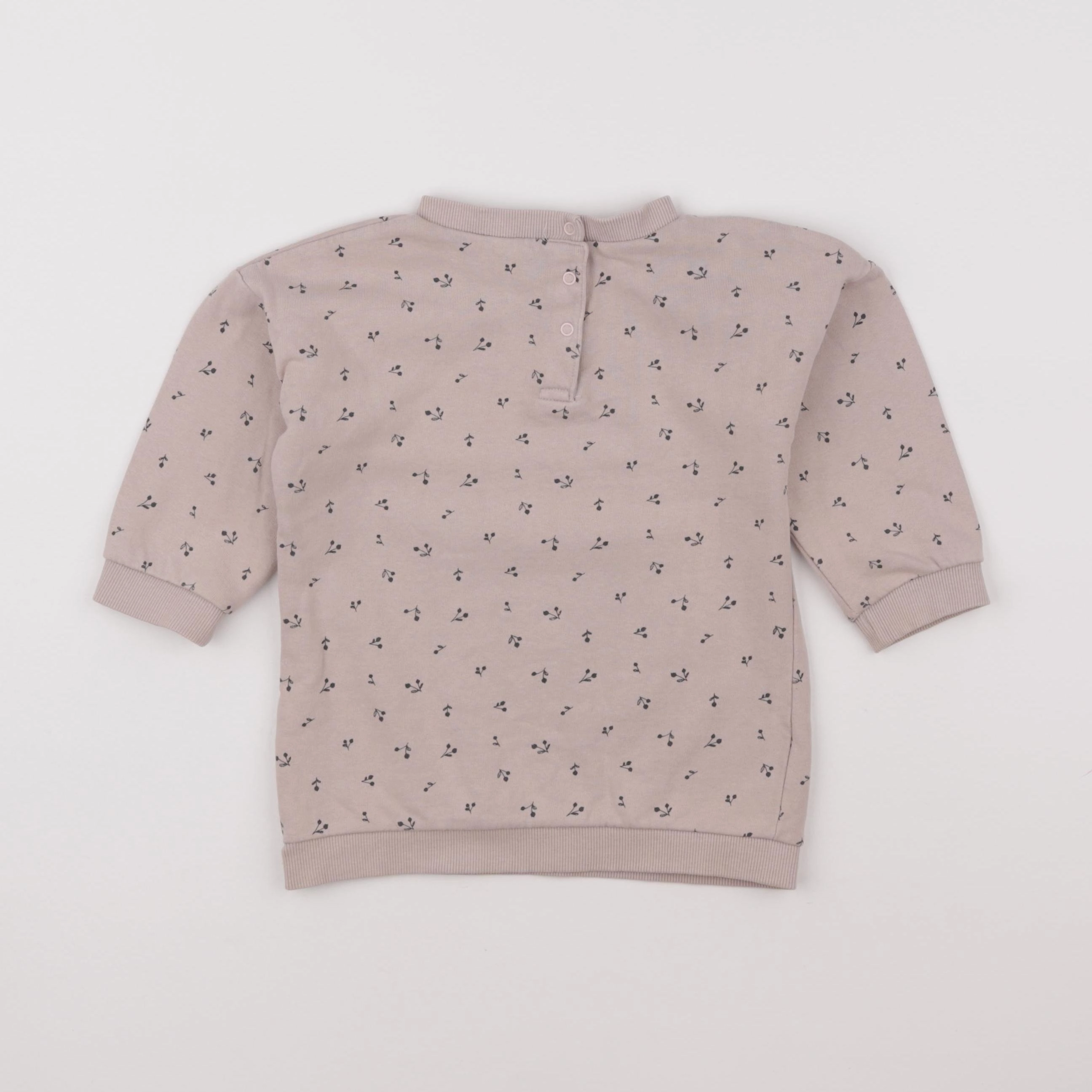 Vertbaudet - sweat rose - 24 mois