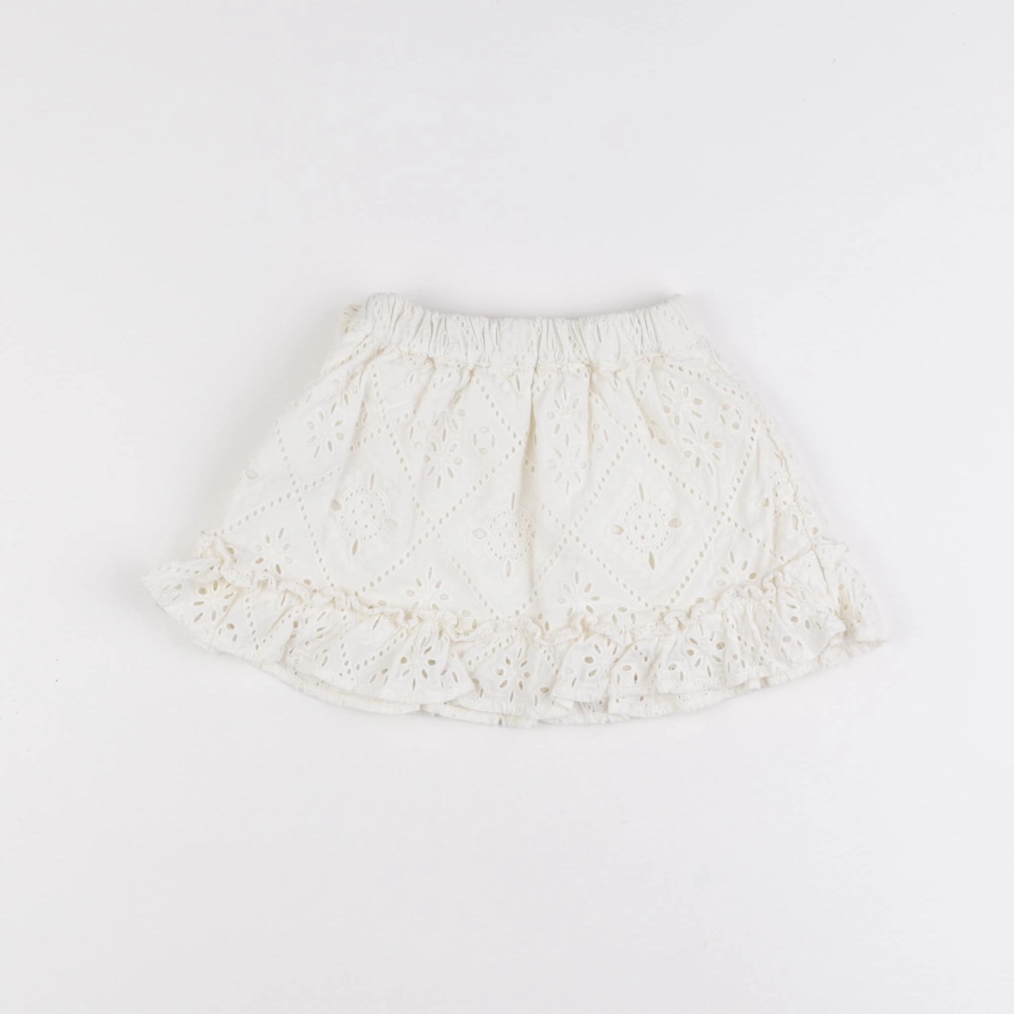 Vertbaudet - jupe beige - 2 ans
