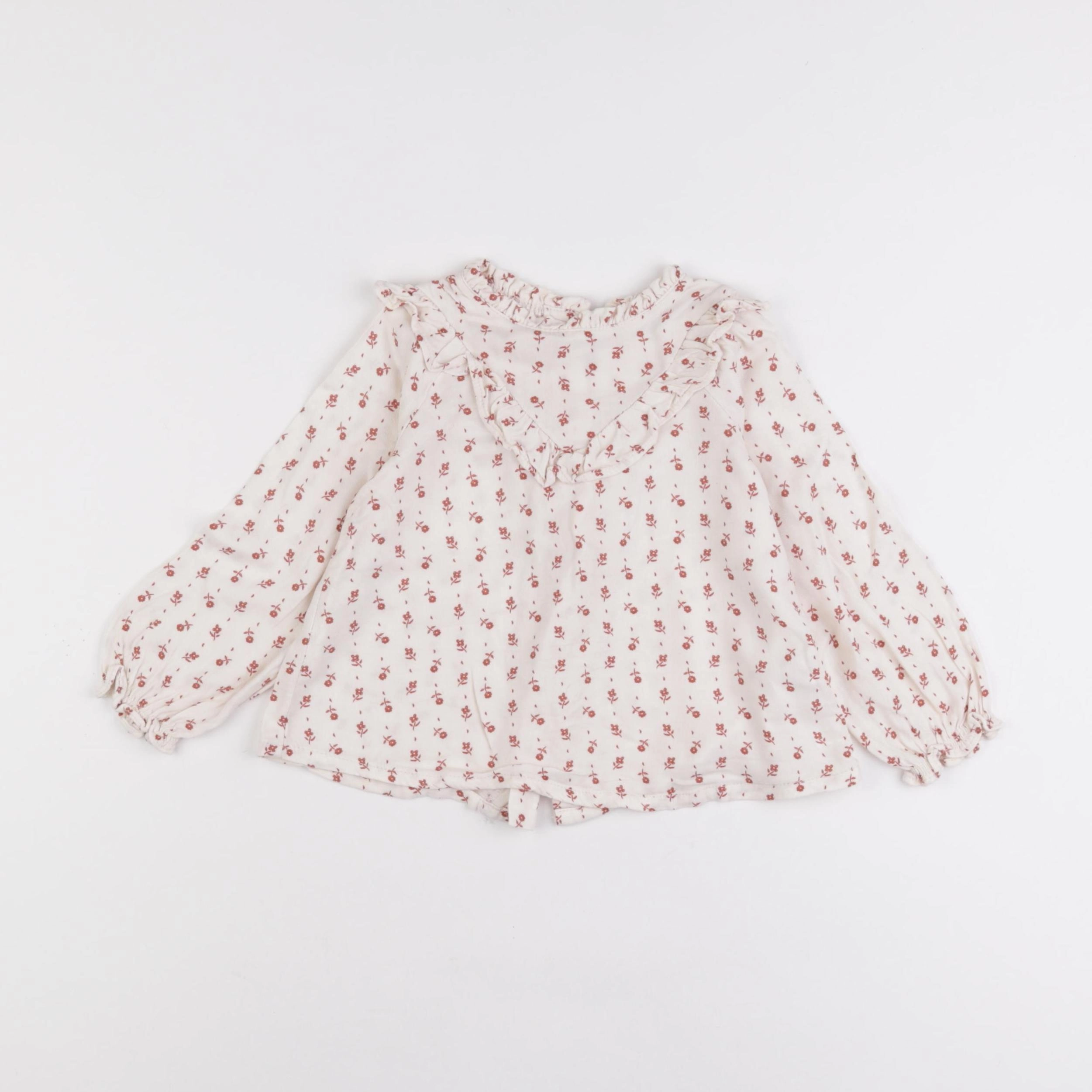 Vertbaudet - blouse beige - 24 mois