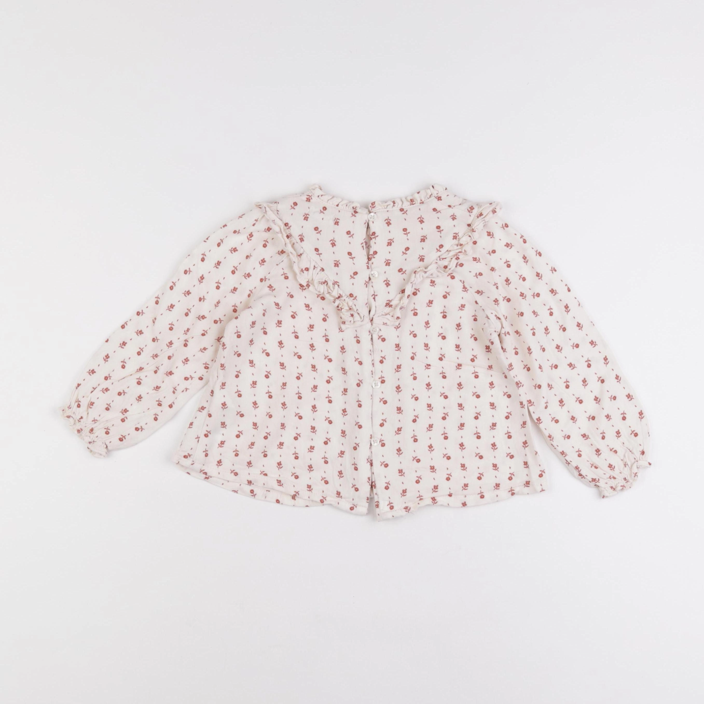 Vertbaudet - blouse beige - 24 mois