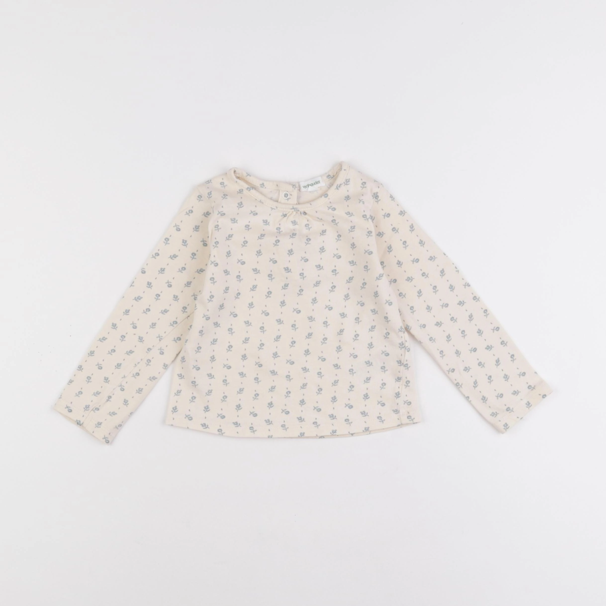 Vertbaudet - tee-shirt bleu - 24 mois