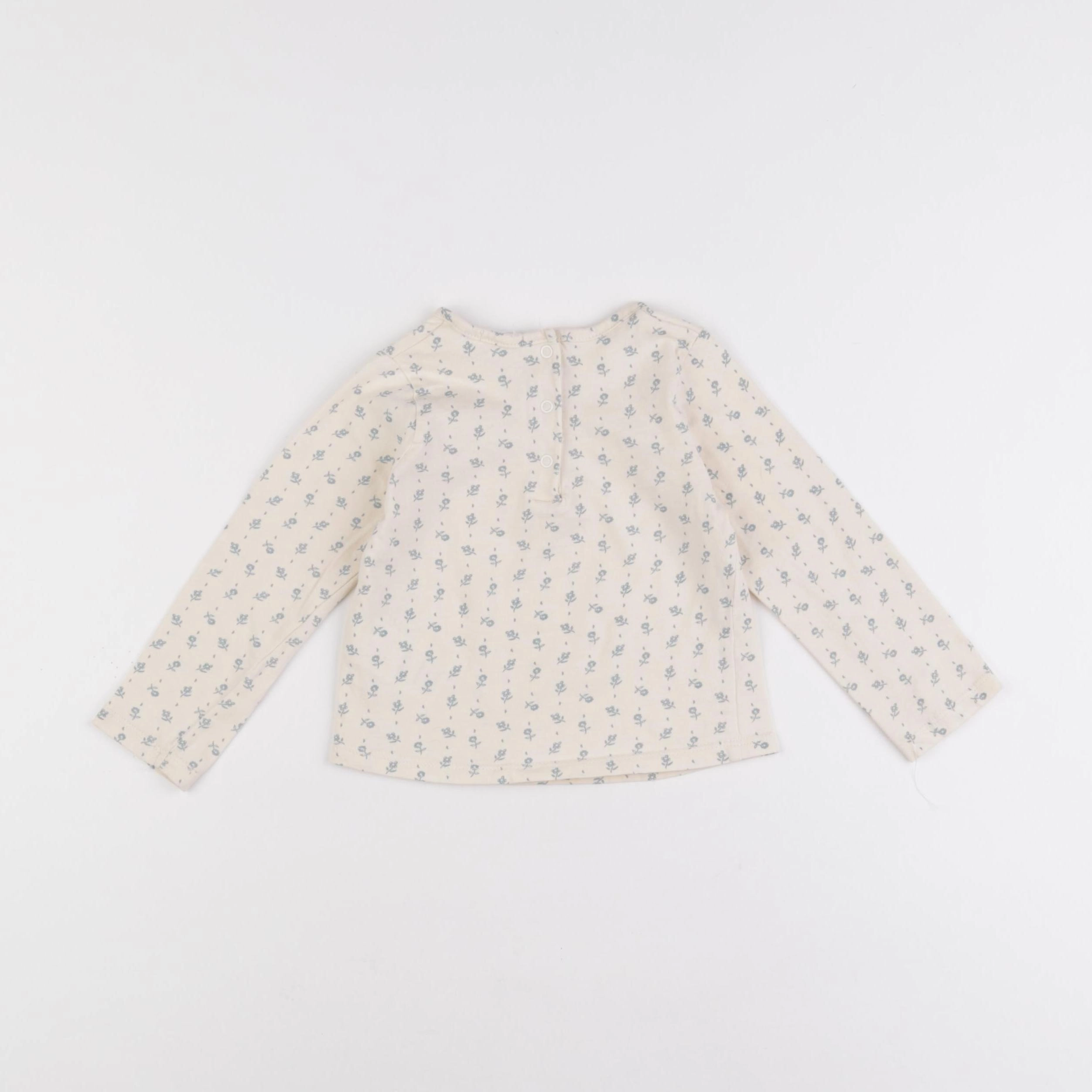 Vertbaudet - tee-shirt bleu - 24 mois