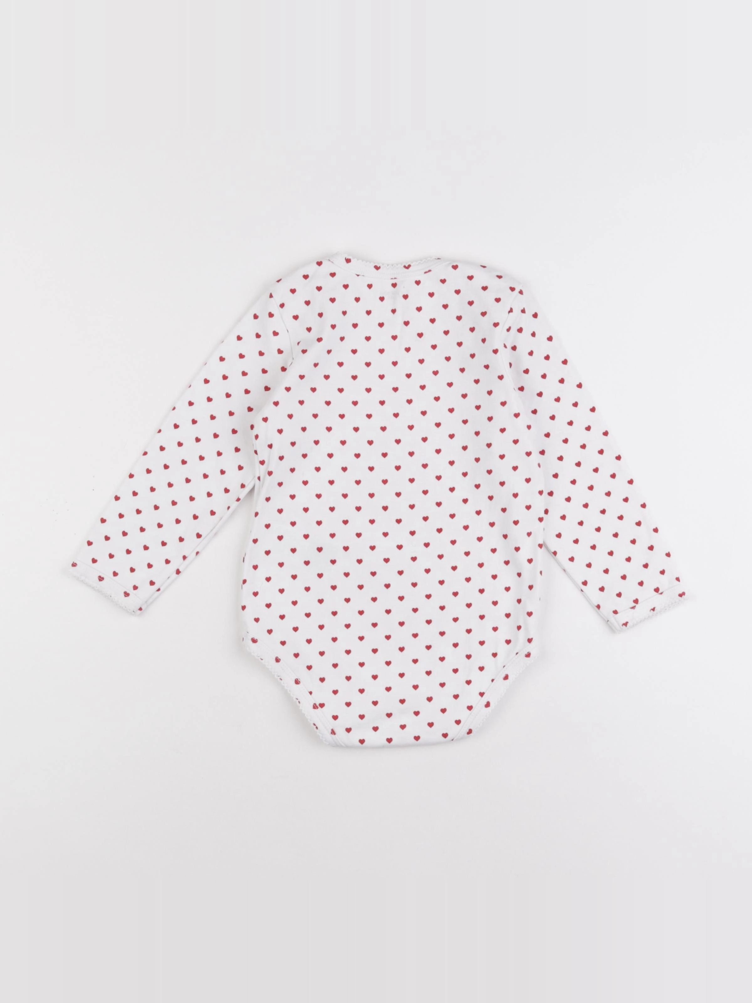 Vertbaudet - body rouge - 3 ans