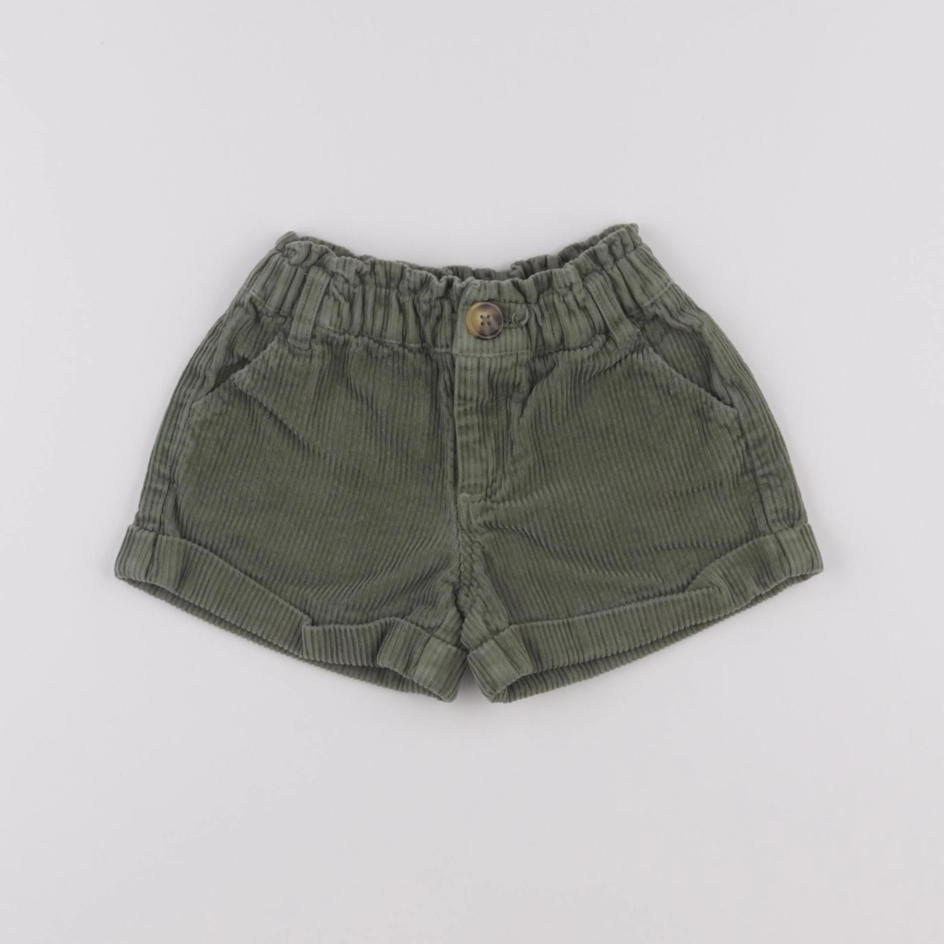 Vertbaudet - short vert - 2 ans