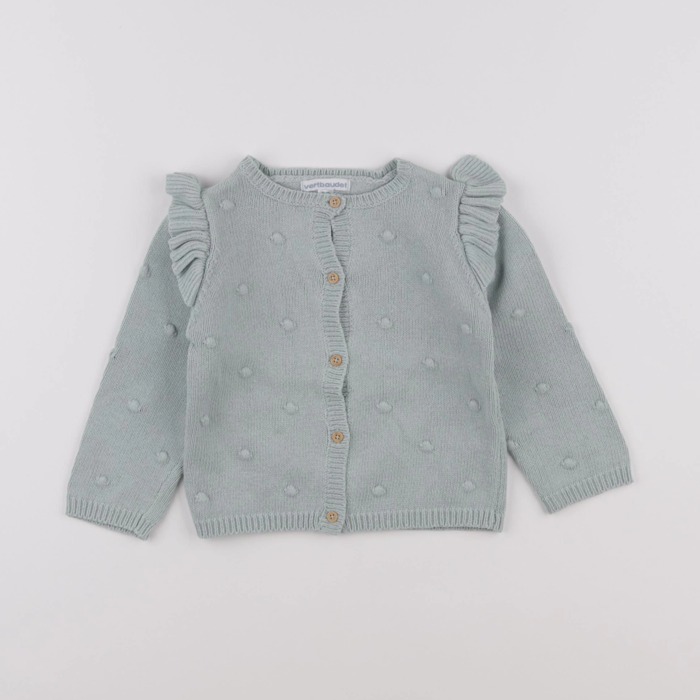 Vertbaudet - gilet vert - 24 mois à 2 ans