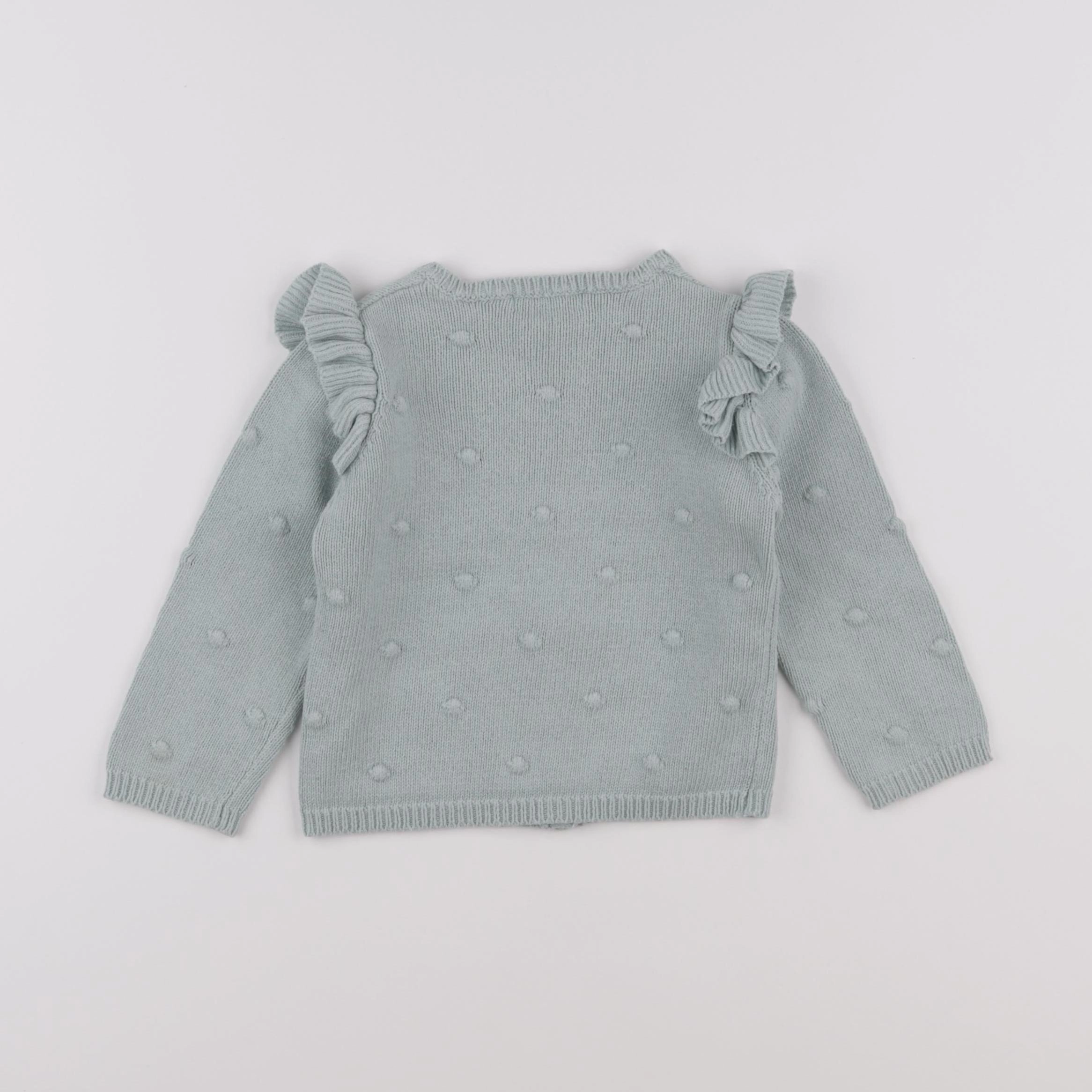Vertbaudet - gilet vert - 24 mois à 2 ans
