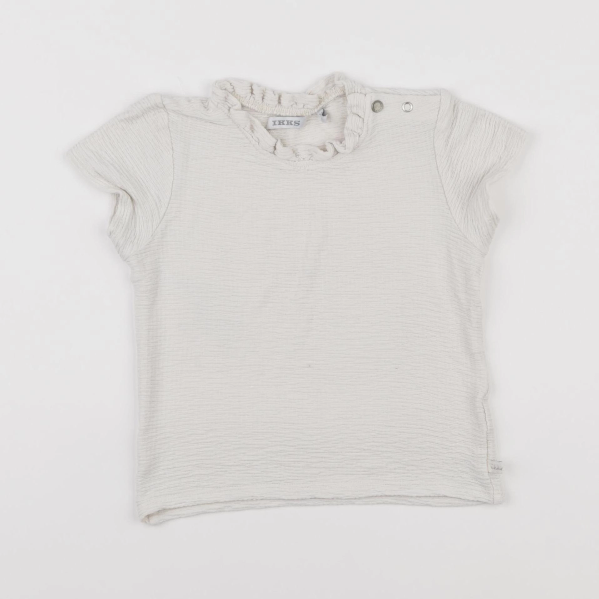 IKKS - tee-shirt beige - 2 ans