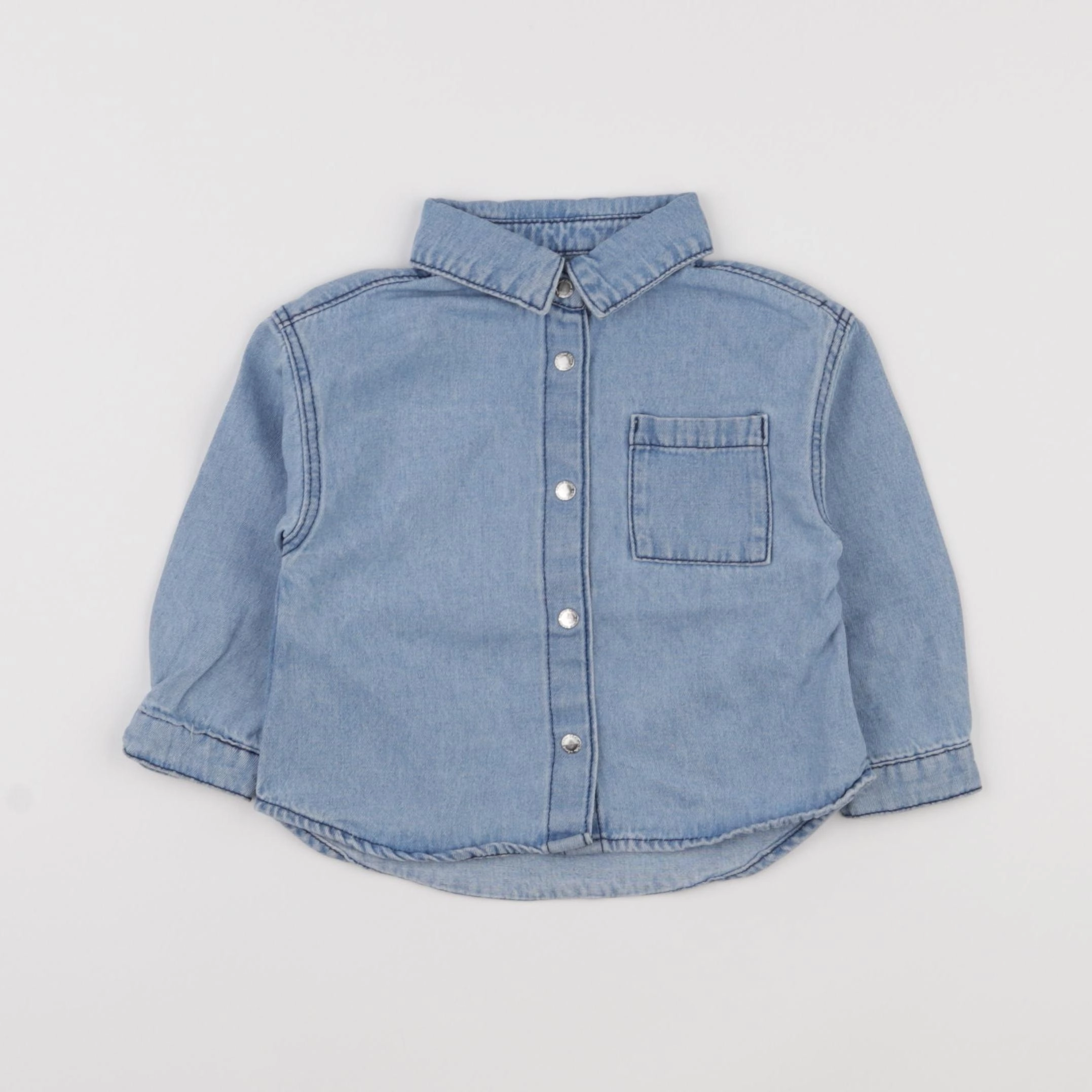 Zara - chemise bleu - 9/12 mois