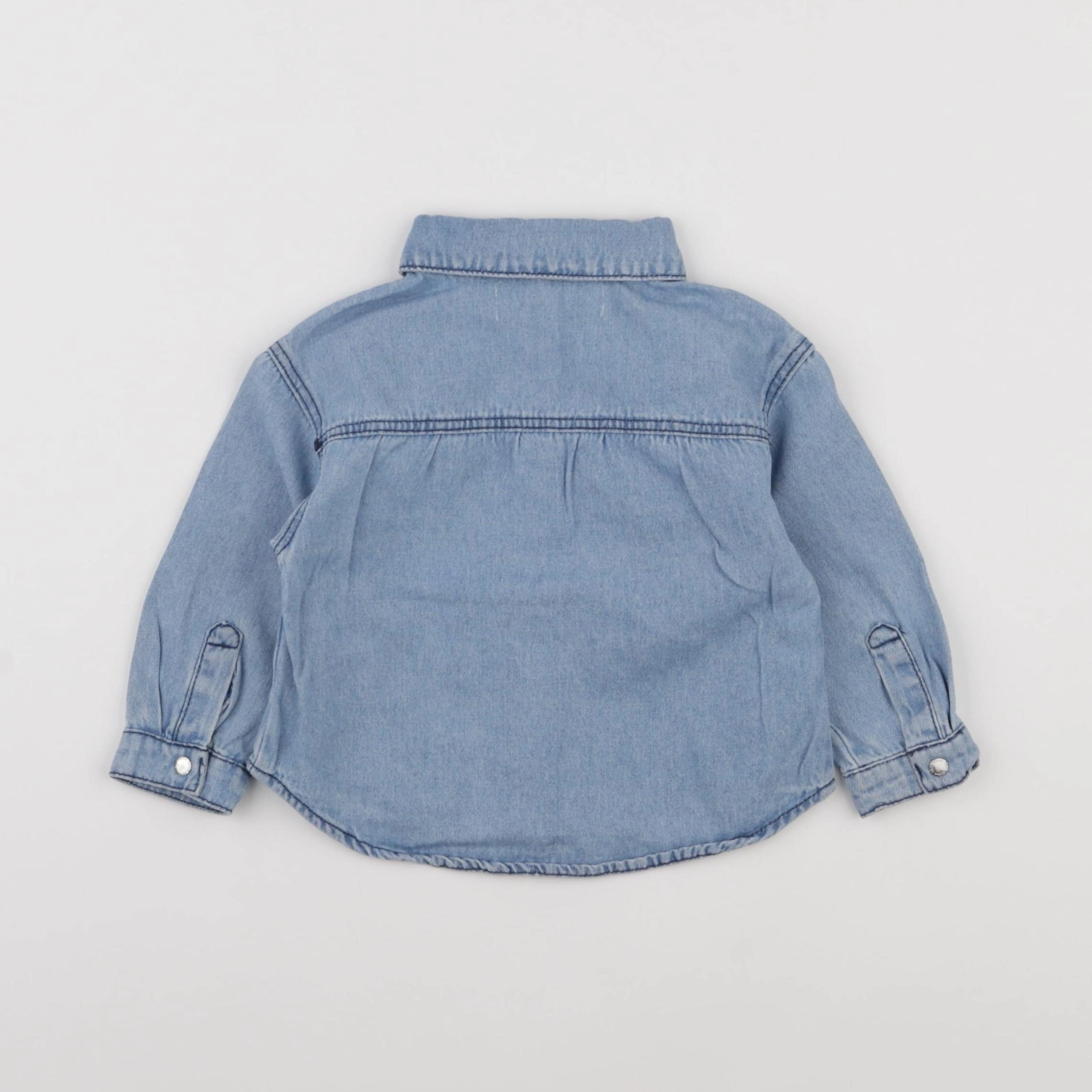 Zara - chemise bleu - 9/12 mois