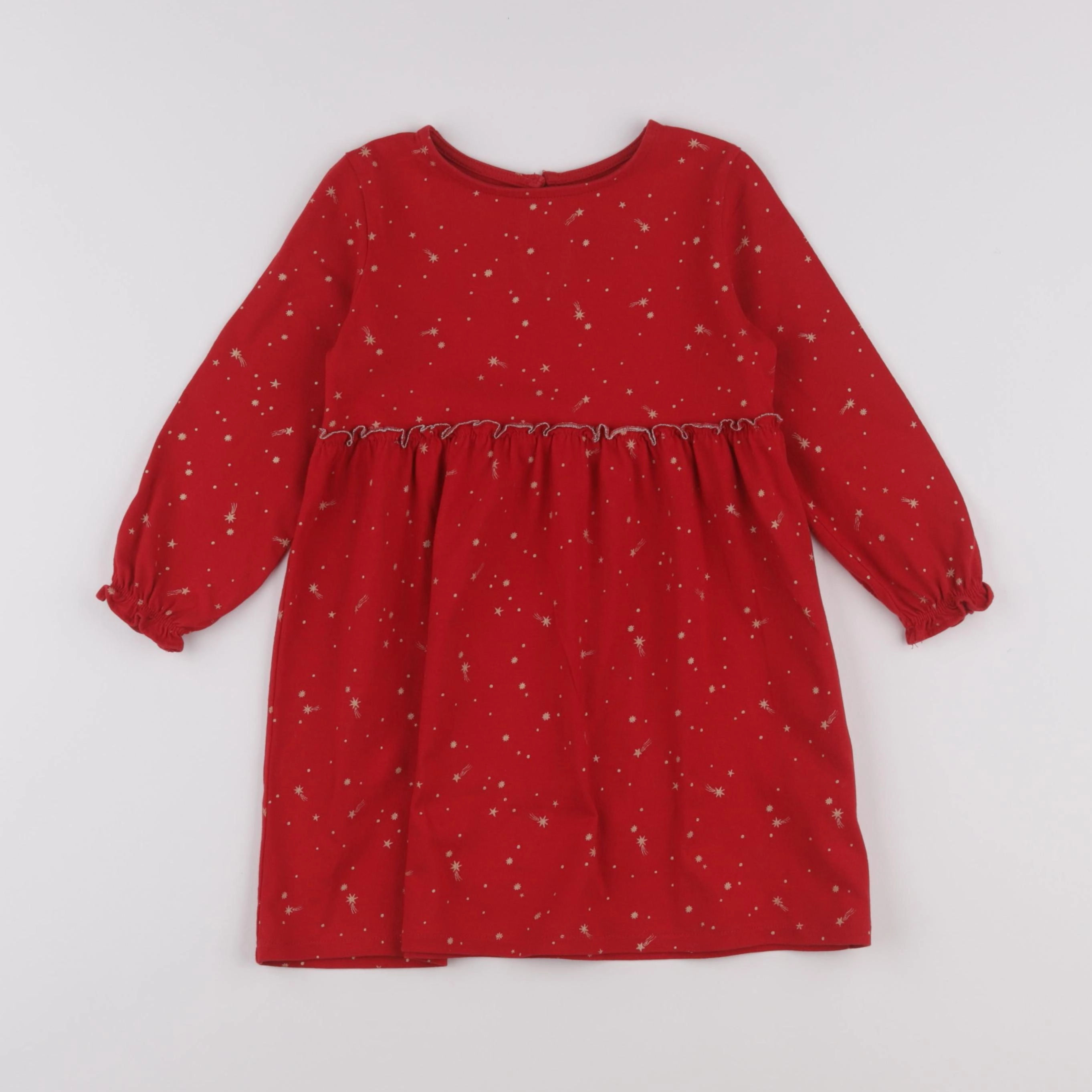 Vertbaudet - robe rouge - 4 ans