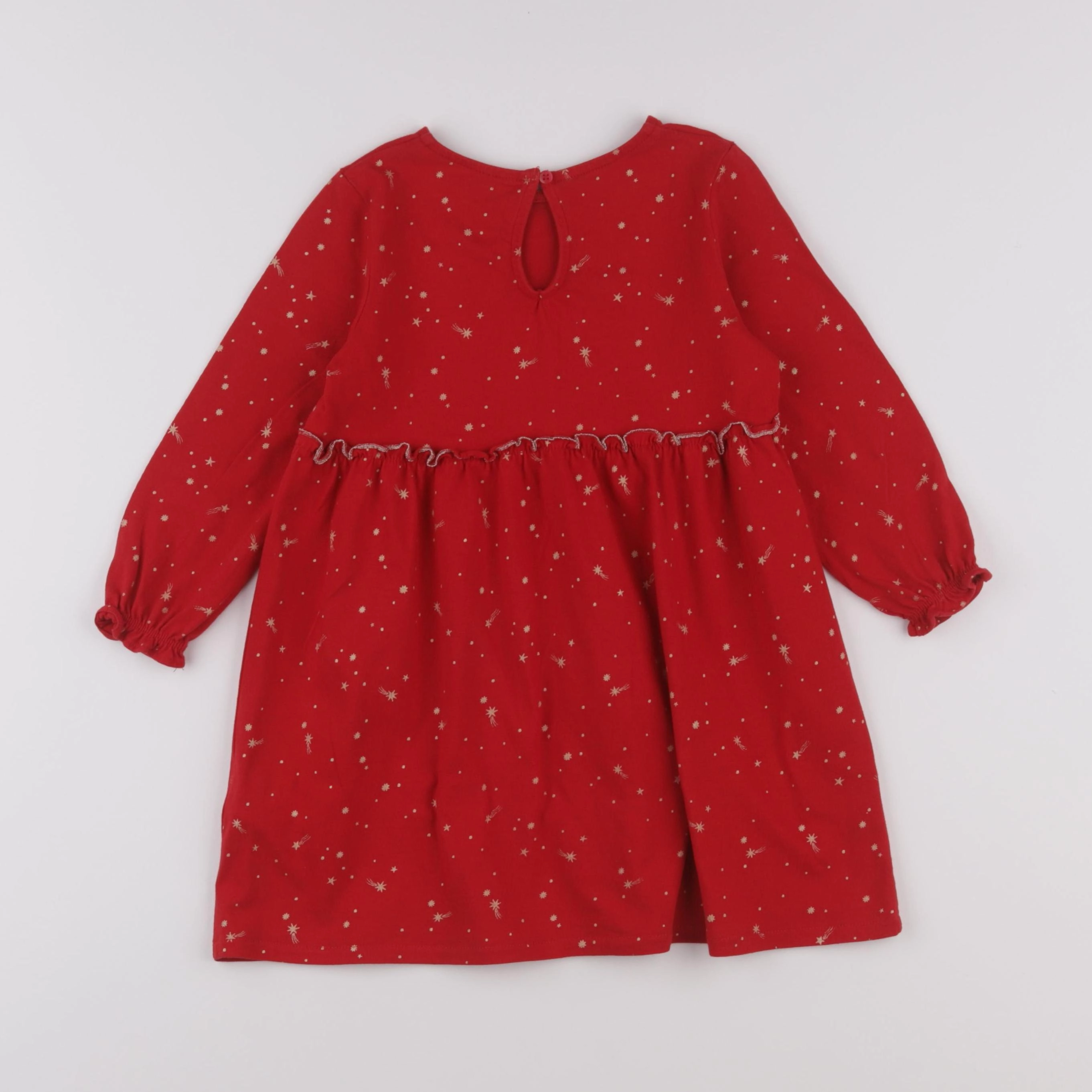 Vertbaudet - robe rouge - 4 ans