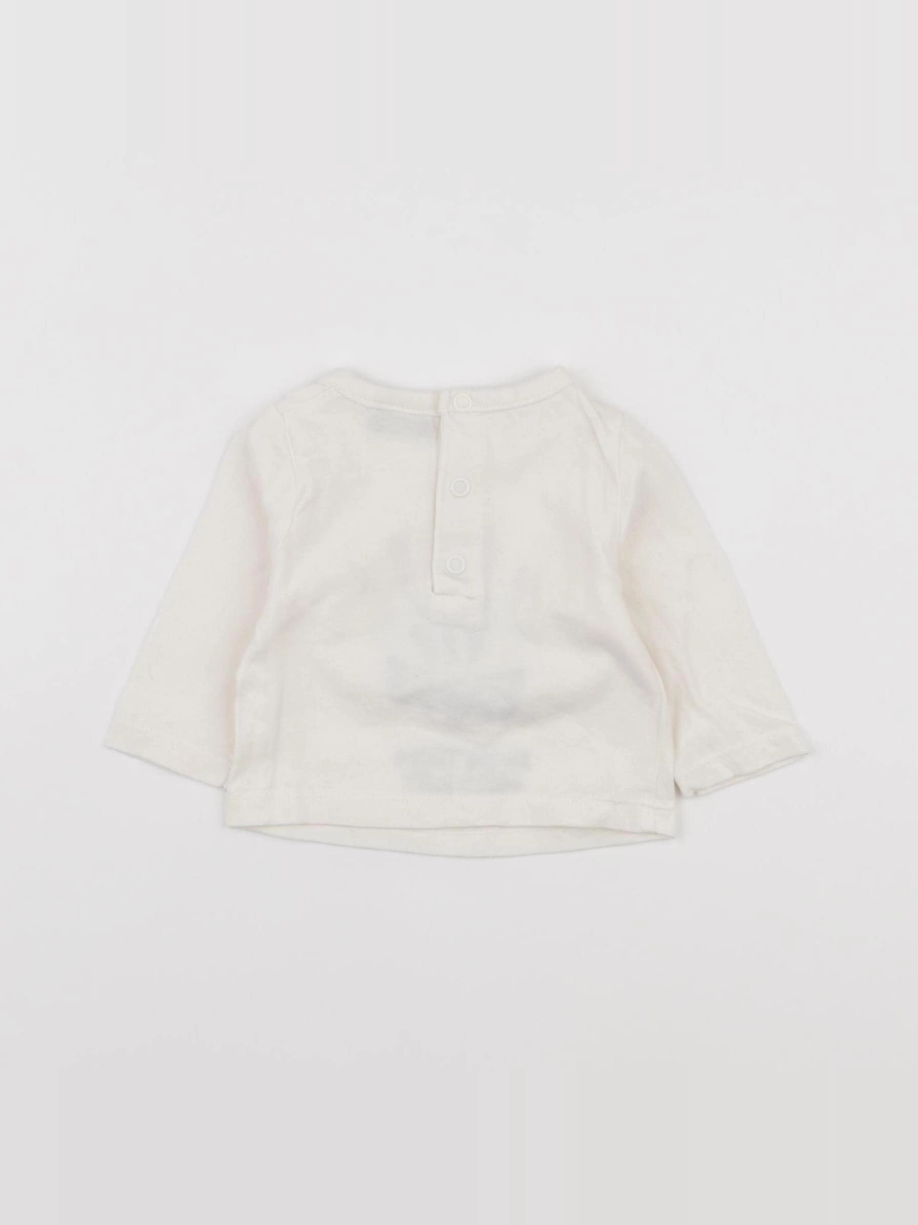 Tape à l'oeil - tee-shirt beige - 1 mois