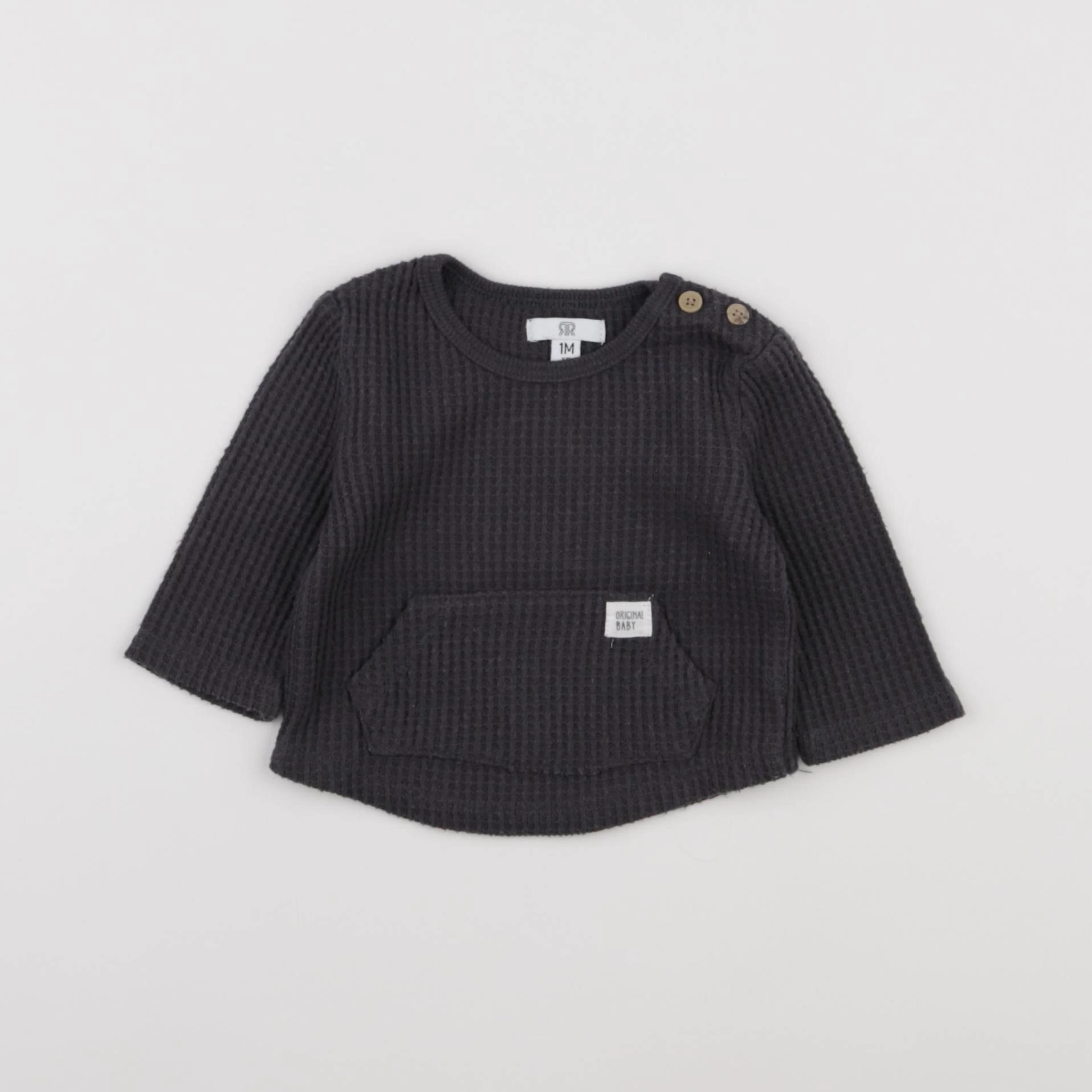 La Redoute - pull marron - 1 mois