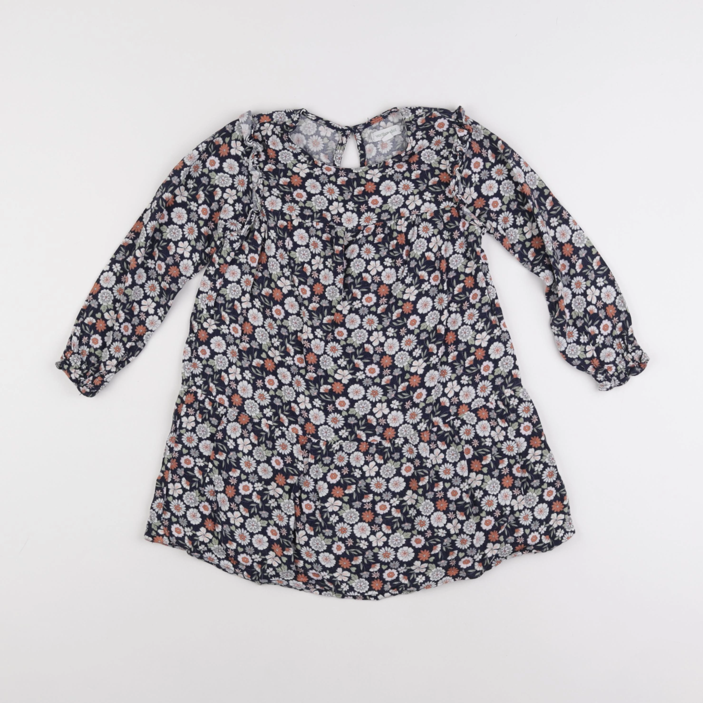 Vertbaudet - robe multicolore - 4 ans
