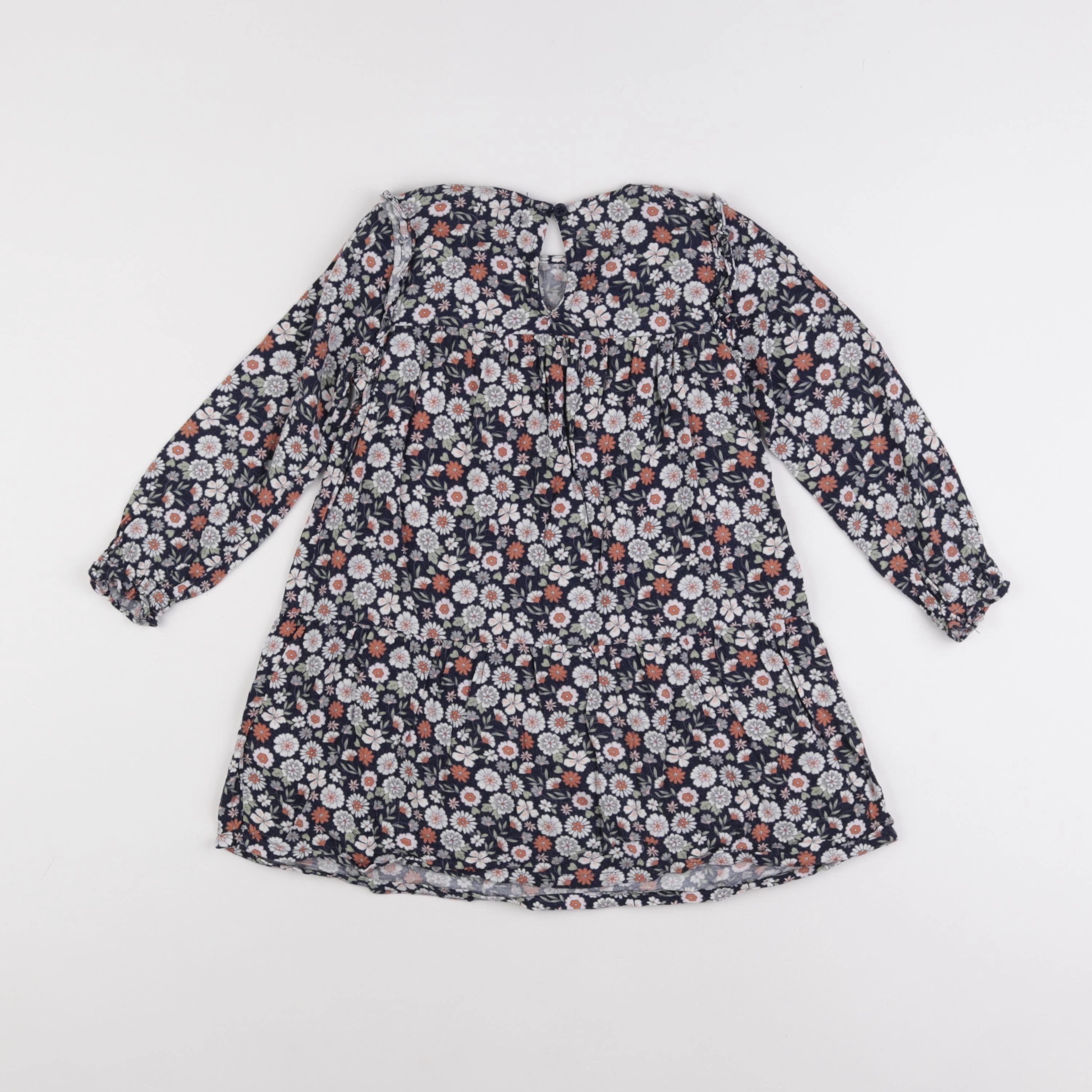 Vertbaudet - robe multicolore - 4 ans